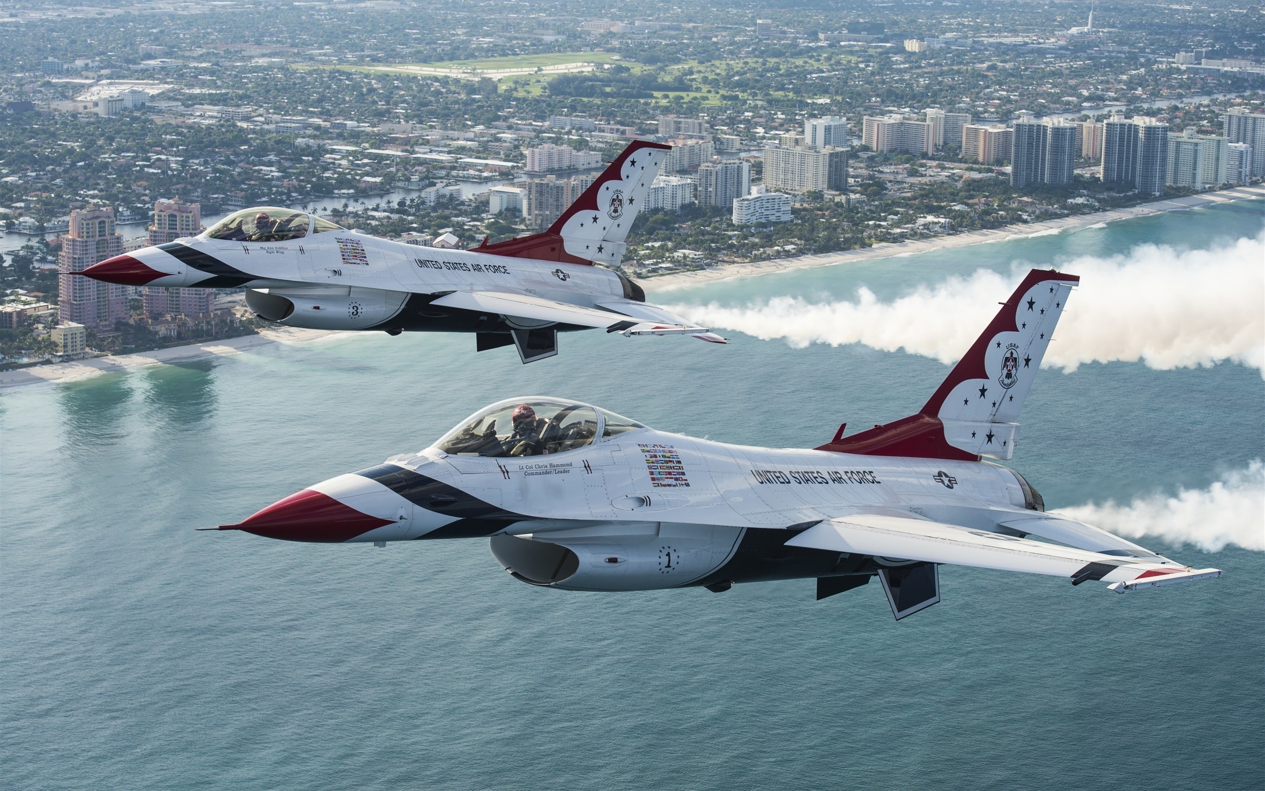 Thunderbird, Fighter, f, 2K, Flight, Sky, HD Wallpaper