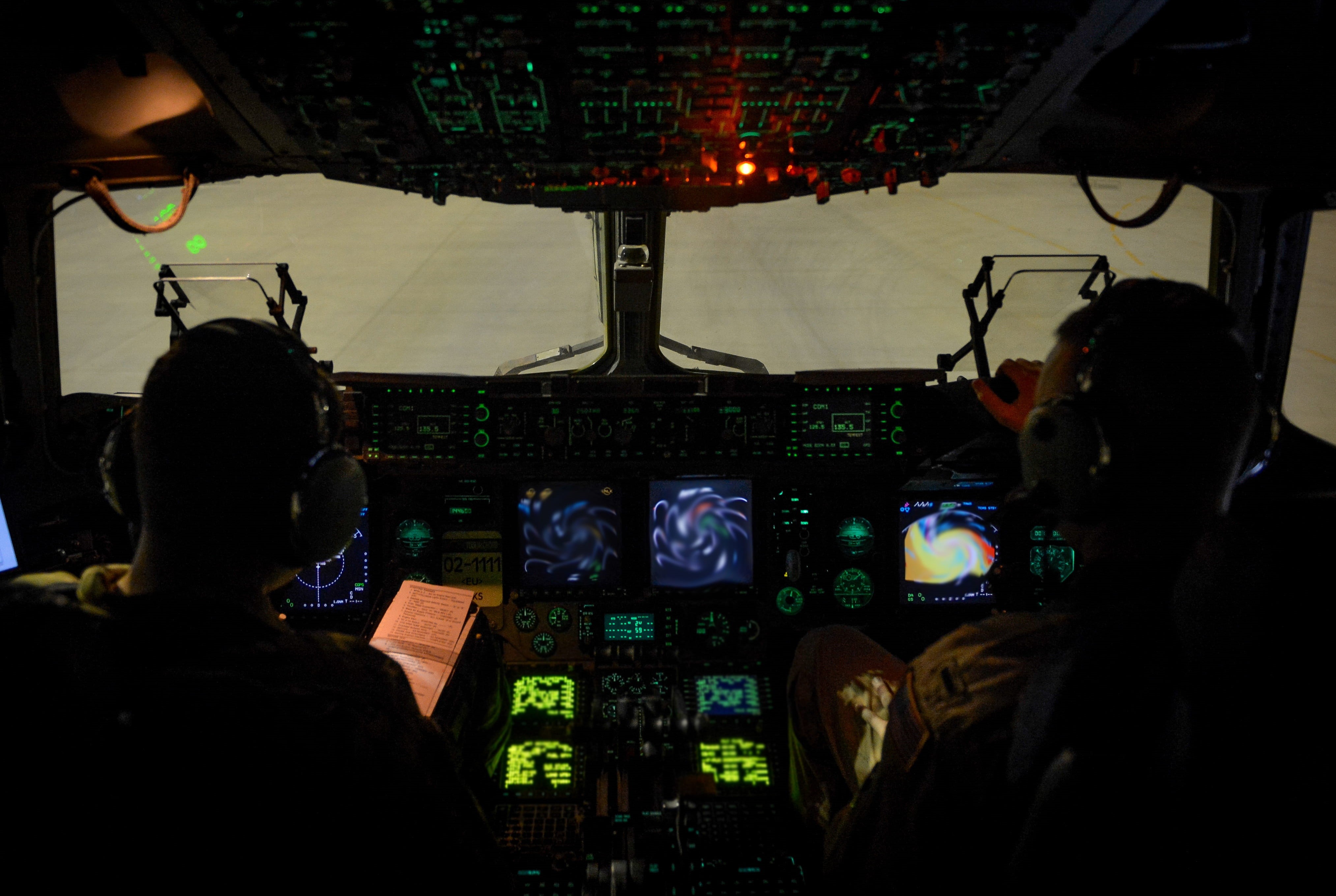 aircraft, military, indoors, pilot, vehicle interior, flight, sitting, glass - material, panel, navigation, aviation, avionics, altitude, travel, airplane, HD Wallpaper