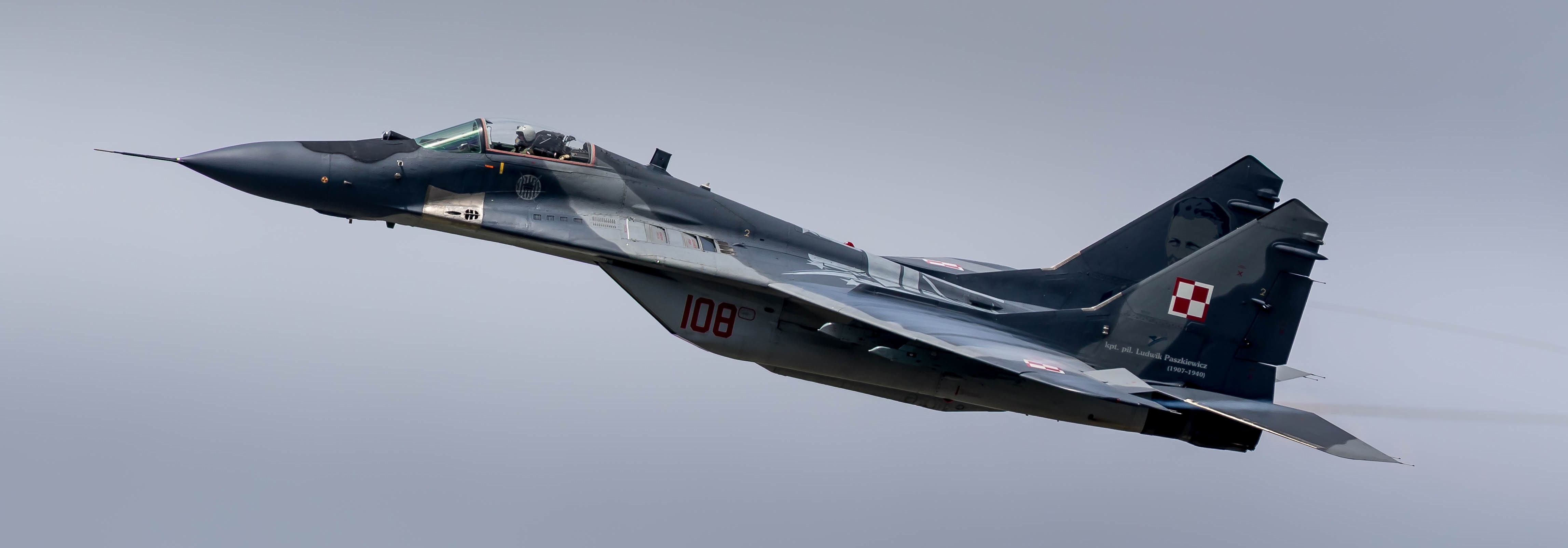 the plane, 4K, The MiG-29, the sky, fighter, HD Wallpaper