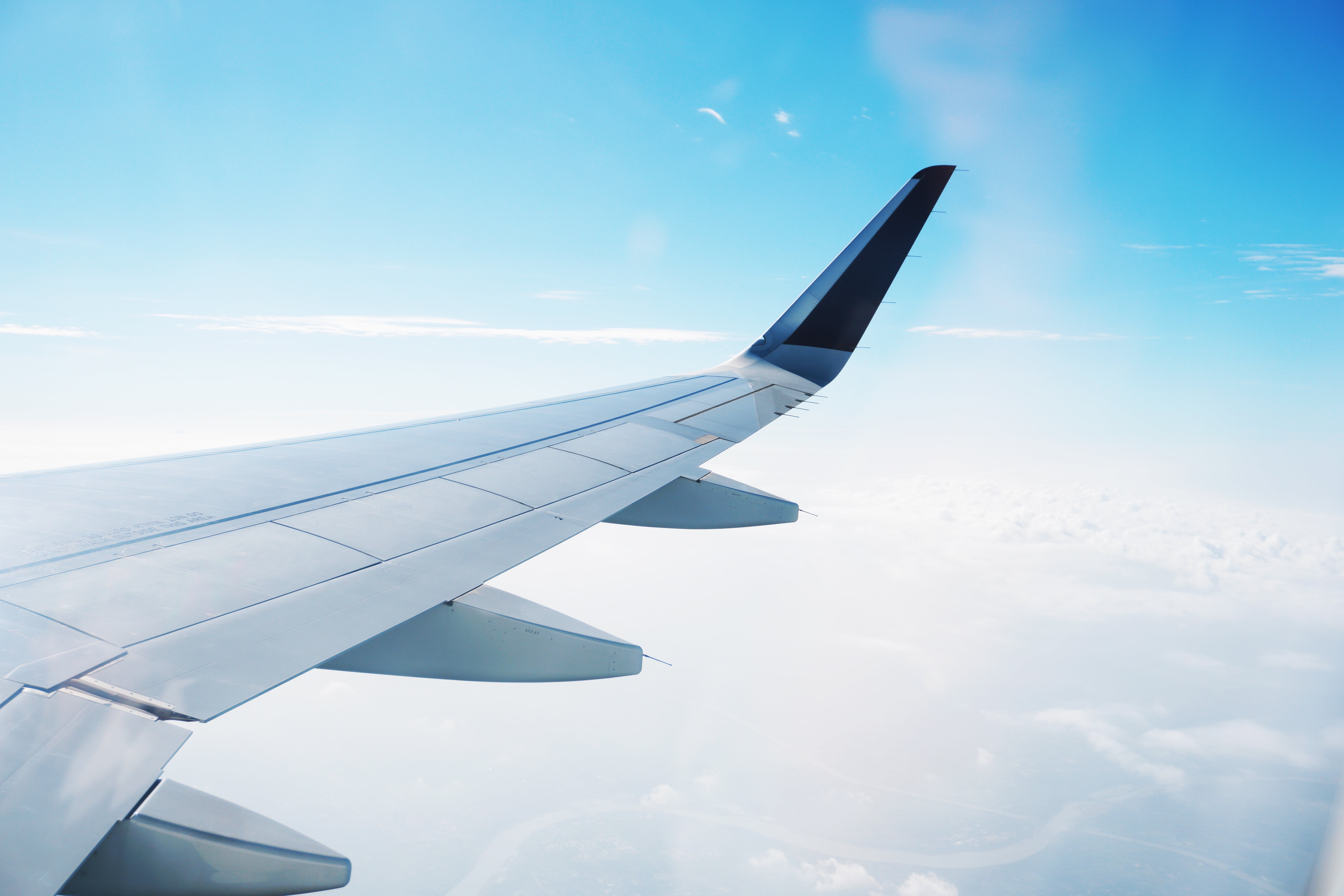 jet, aircraft Wing, stratosphere, no people, fly, up view, vacations, journey, aerospace industry, cloud - Sky, nature, vehicle, aviation, travel, window, HD Wallpaper