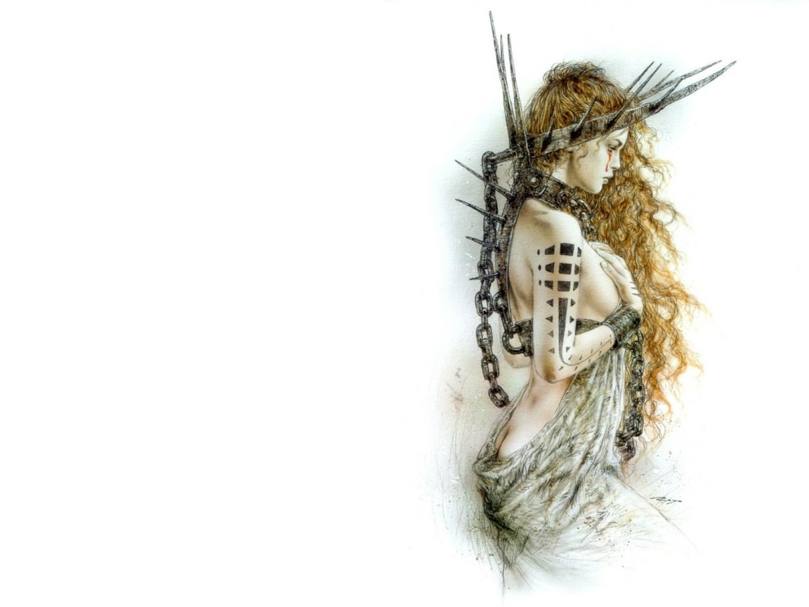 hd, royo, 480P, art, fantasy, luis, question, Luis Royo, abstract, HD Wallpaper