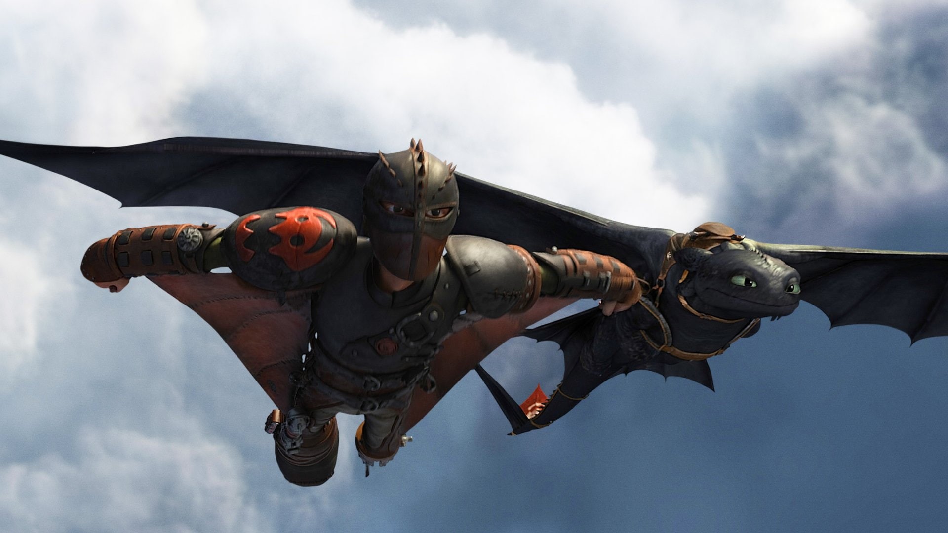 Toothless (How to Train Your Dragon), Movie, Hiccup (How to Train Your Dragon), How to Train Your Dragon 2, 1080P, HD Wallpaper