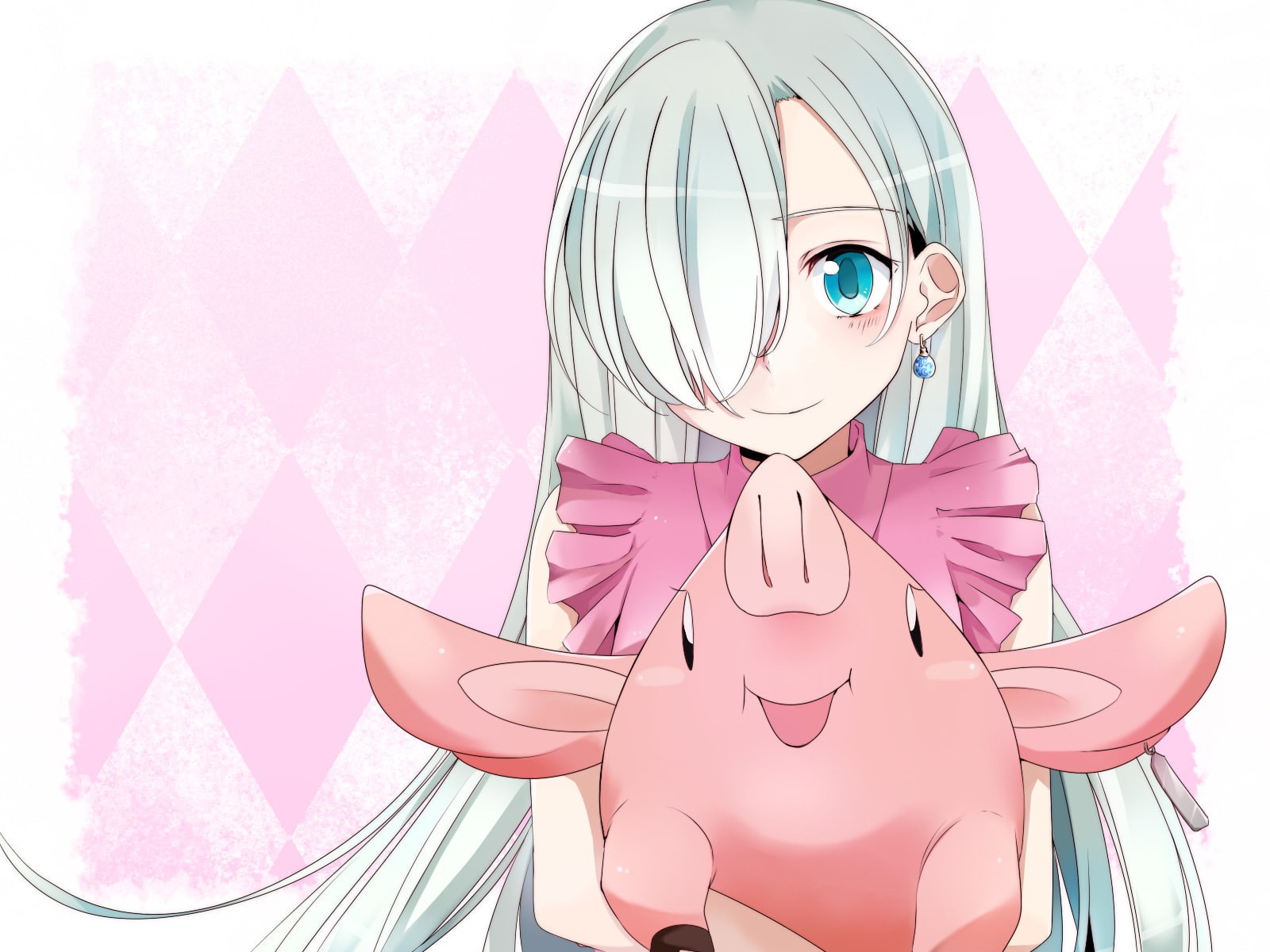 Anime, Hawk (The Seven Deadly Sins), The Seven Deadly Sins, 720P, Elizabeth Liones, HD Wallpaper