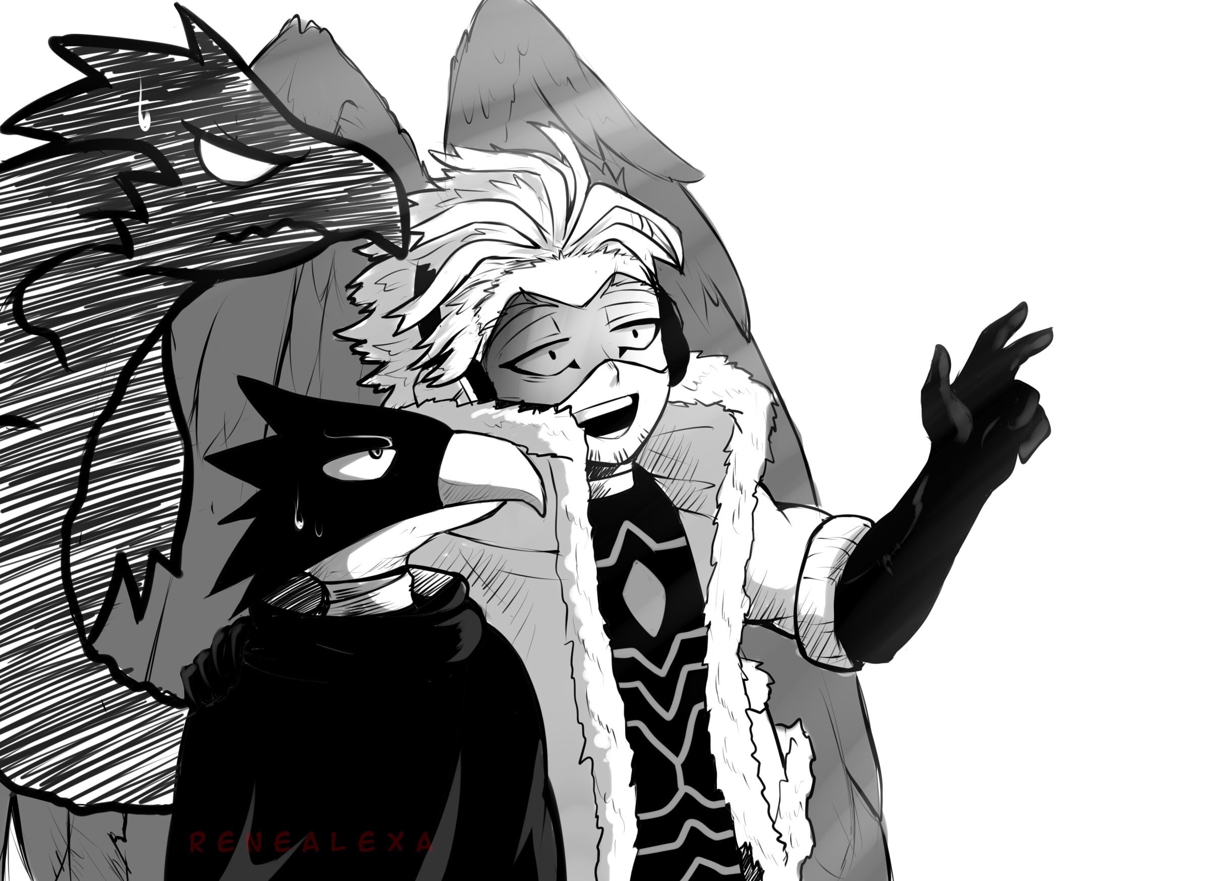 1080P, Fumikage Tokoyami, My Hero Academia, Anime, Hawks (Boku No Hero Academia), HD Wallpaper