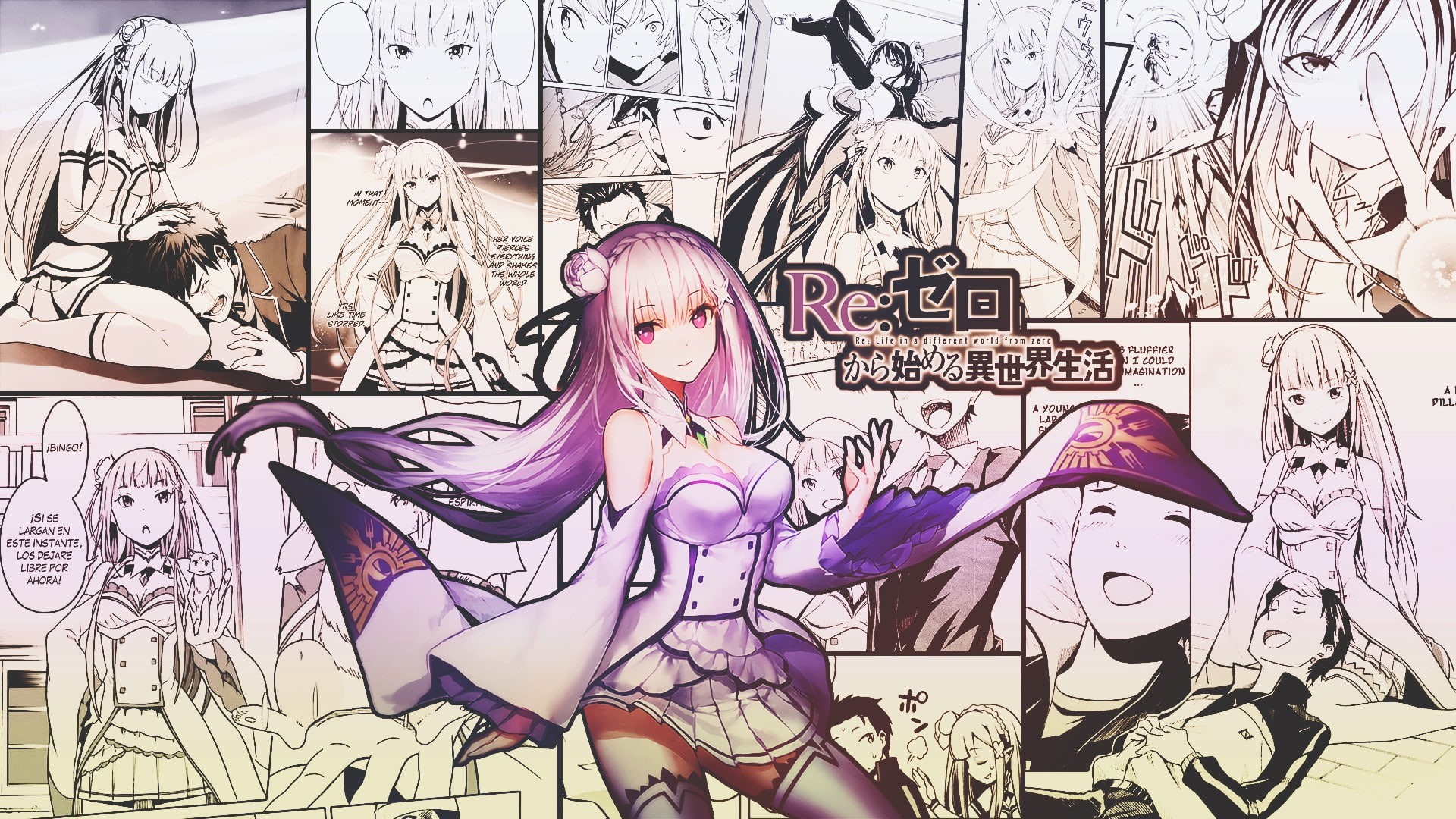 human representation, 1080P, portrait, adult, cleavage, blond hair, hairstyle, miniskirt, lifestyles, Re:Zero Kara Hajimeru Isekai Seikatsu, females, representation, HD Wallpaper
