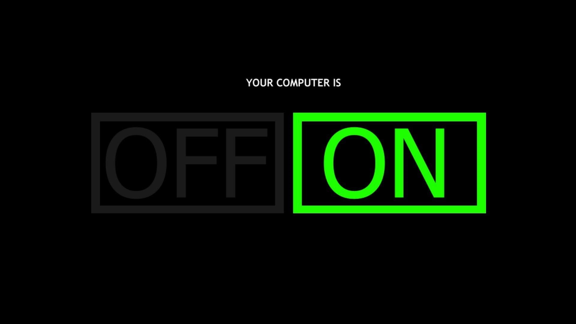 screen, neon, black, switch, funny, computer, 1080P, light, HD Wallpaper
