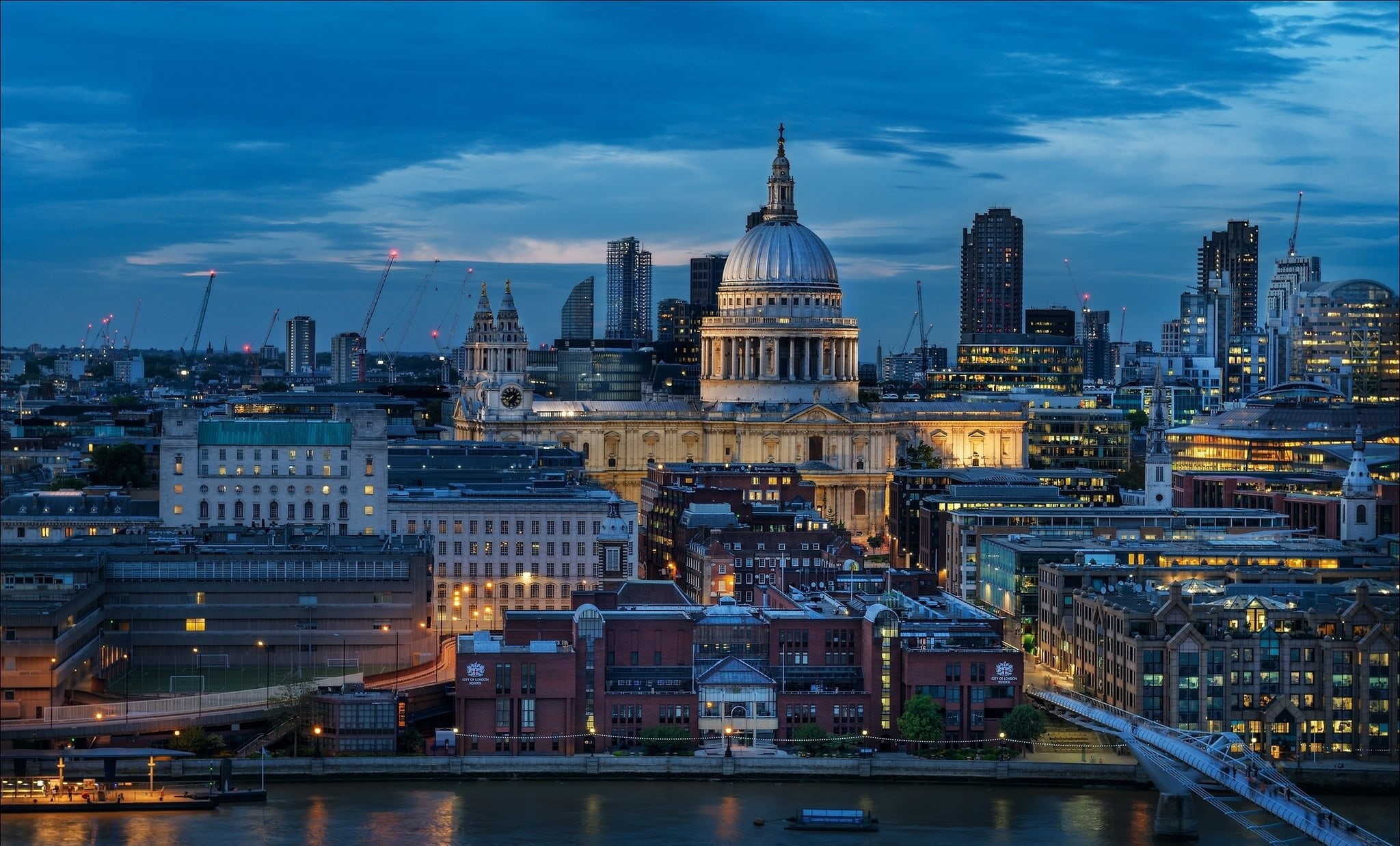 London, UK, St Paul`s Cathedral, 1080P, HD Wallpaper