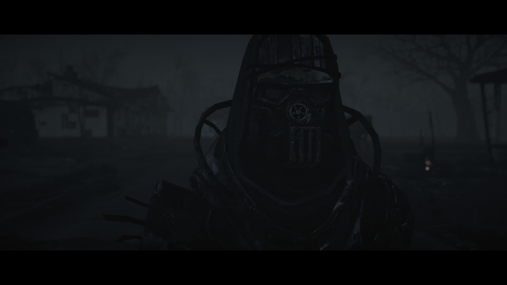 front view, real people, gas mask, fog, portrait, clothing, PC gaming, 1080P, digital composite, Fallout 4, transfer print, nature, hood, focus on foreground, HD Wallpaper