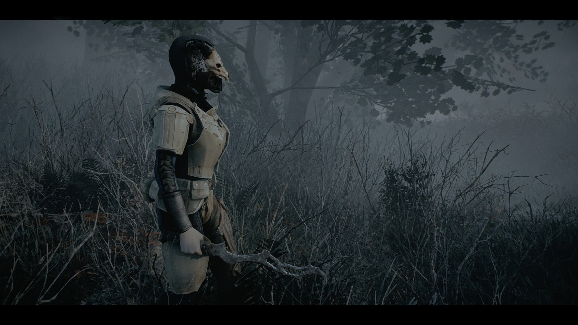 PC gaming, Fallout 4, day, standing, land, clothing, screen shot, mid adult, one person, leisure activity, 1080P, real people, plant, auto post production filter, HD Wallpaper