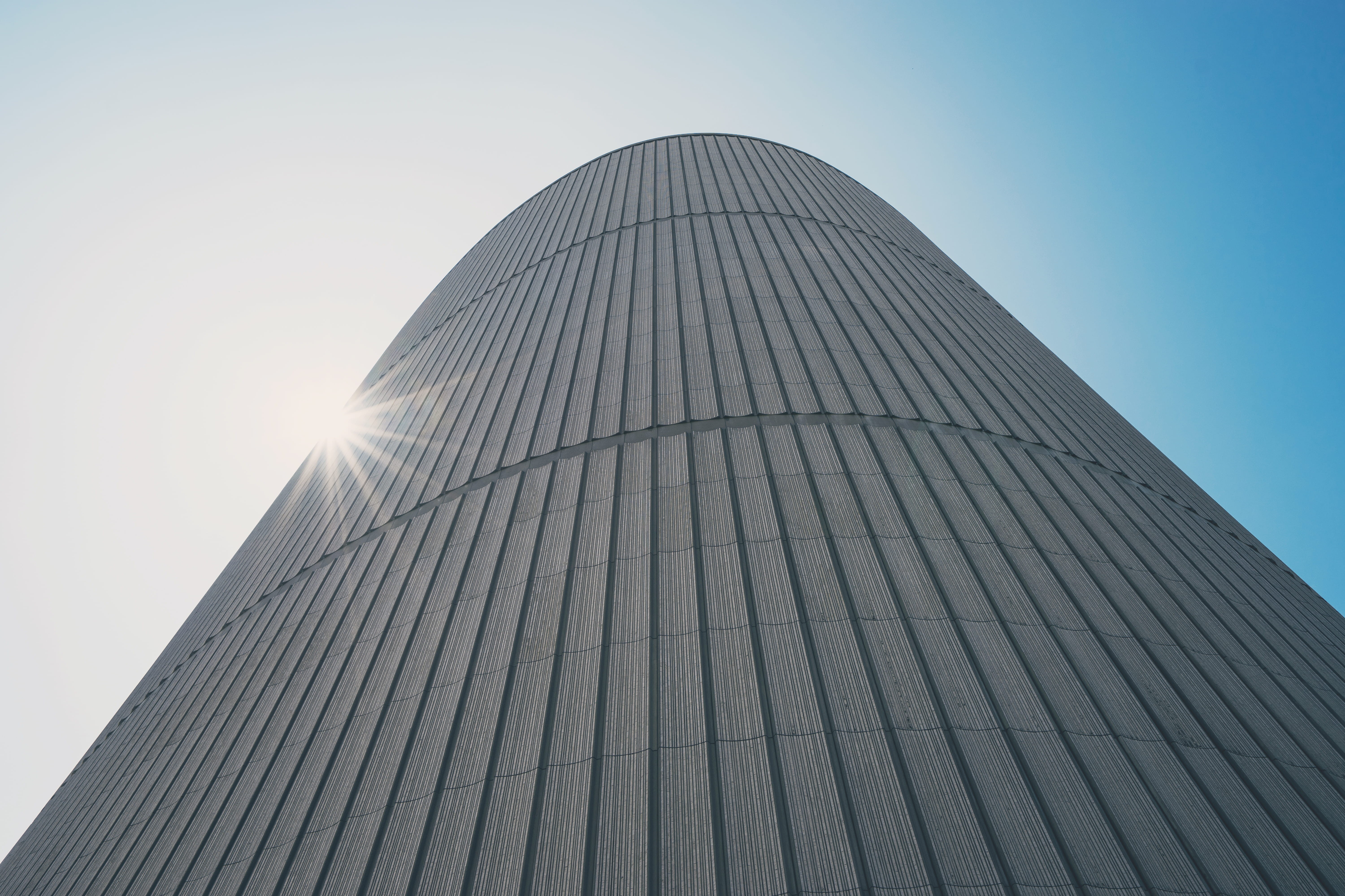 business, tower, office Building, no people, low angle view, city, corporate business, sun, gray, urban Scene, high rise building, angle, built Structure, HD Wallpaper