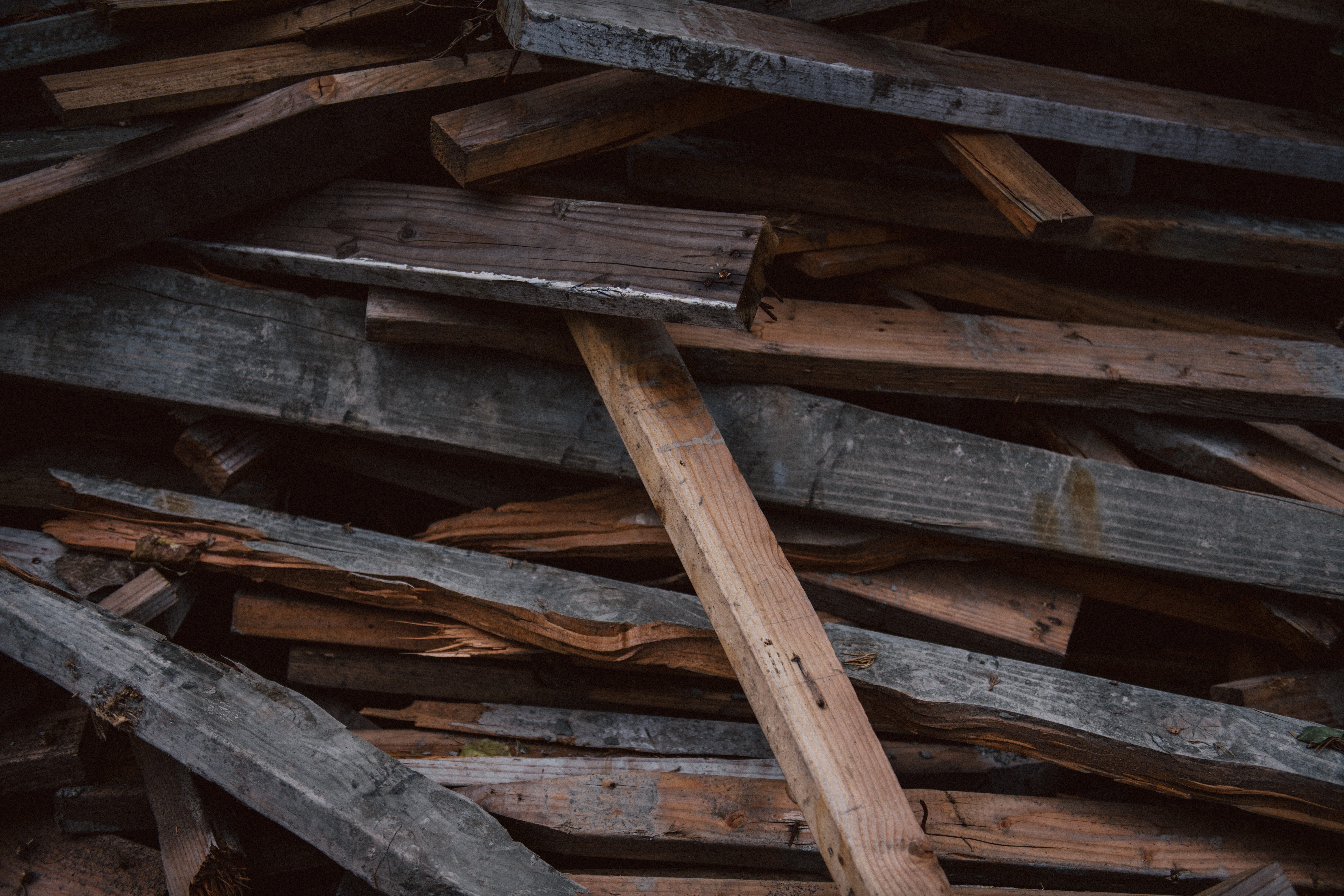 architecture, full frame, roof beam, pattern, low angle view, backgrounds, wood, built structure, abundance, wooden, day, lumber, brown, pile, stack, no people, HD Wallpaper