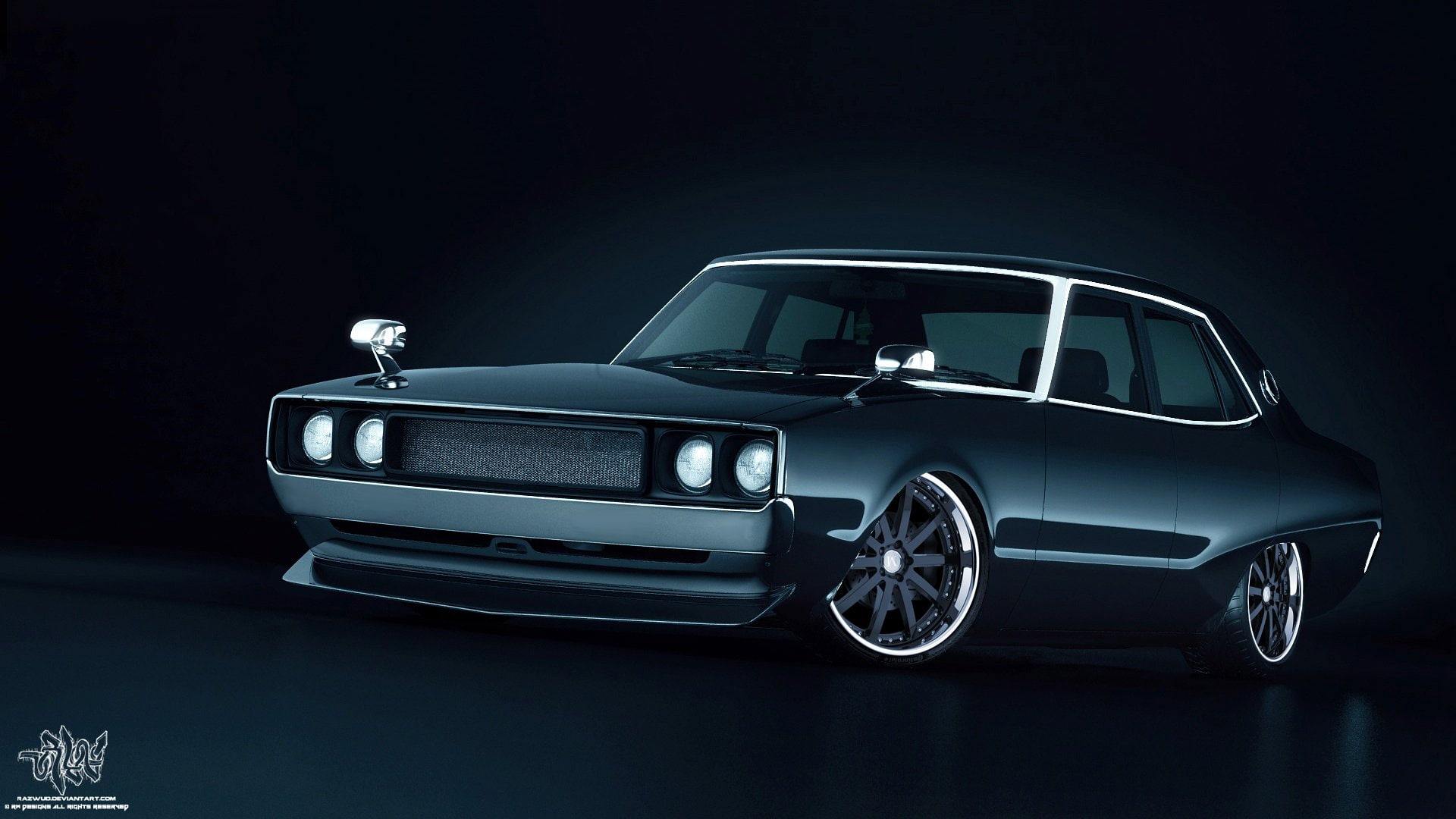 skyline, nissan, modified, 1080P, razwud d5g6in8, c110, HD Wallpaper
