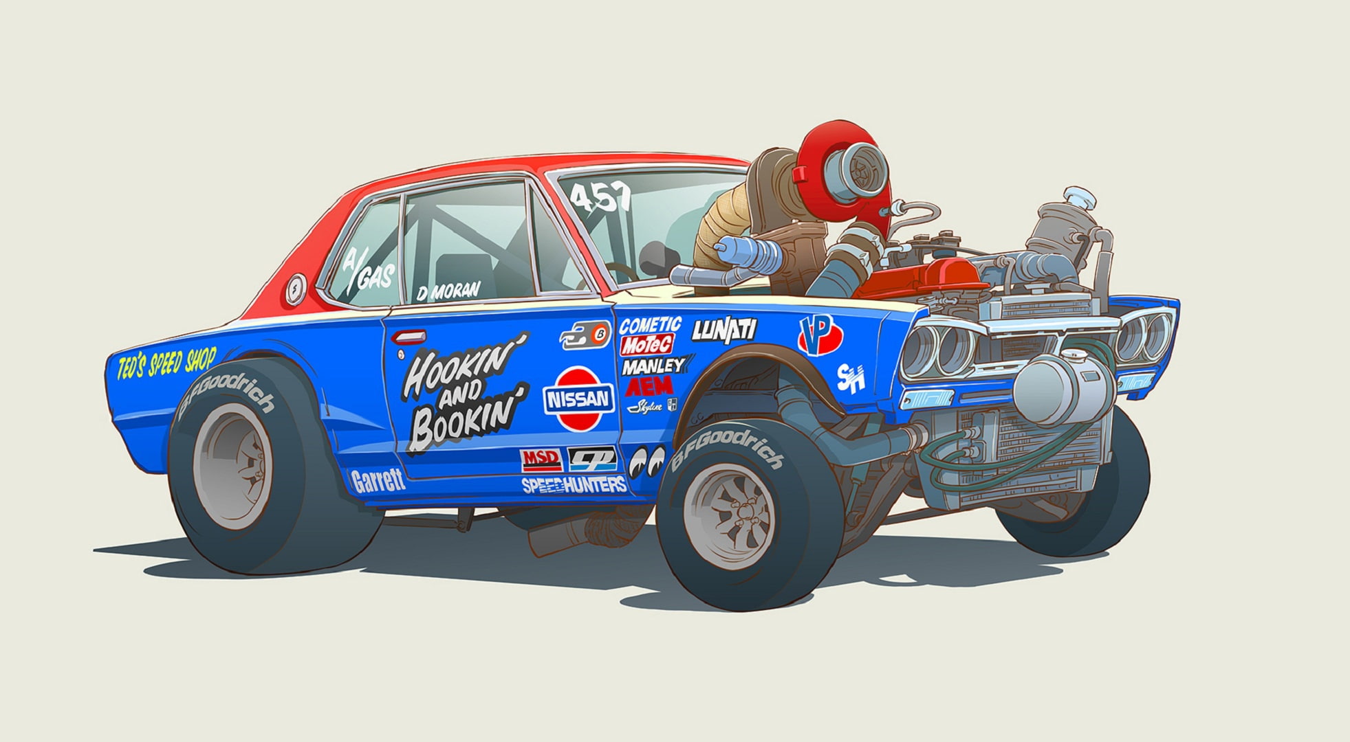 1080P, Nissan, Figure, Skyline, C10, Drag Car, HD Wallpaper