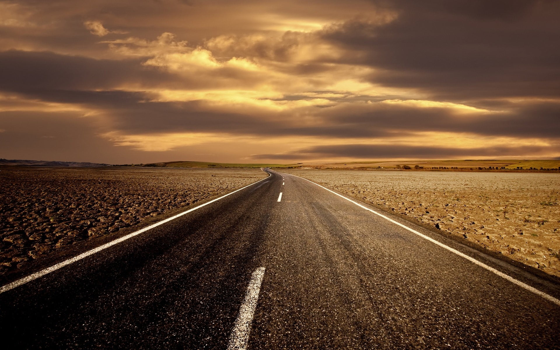 sign, diminishing perspective, tranquil scene, scenics - nature, nature, the way forward, transportation, road, marking, environment, symbol, land, direction, HD Wallpaper