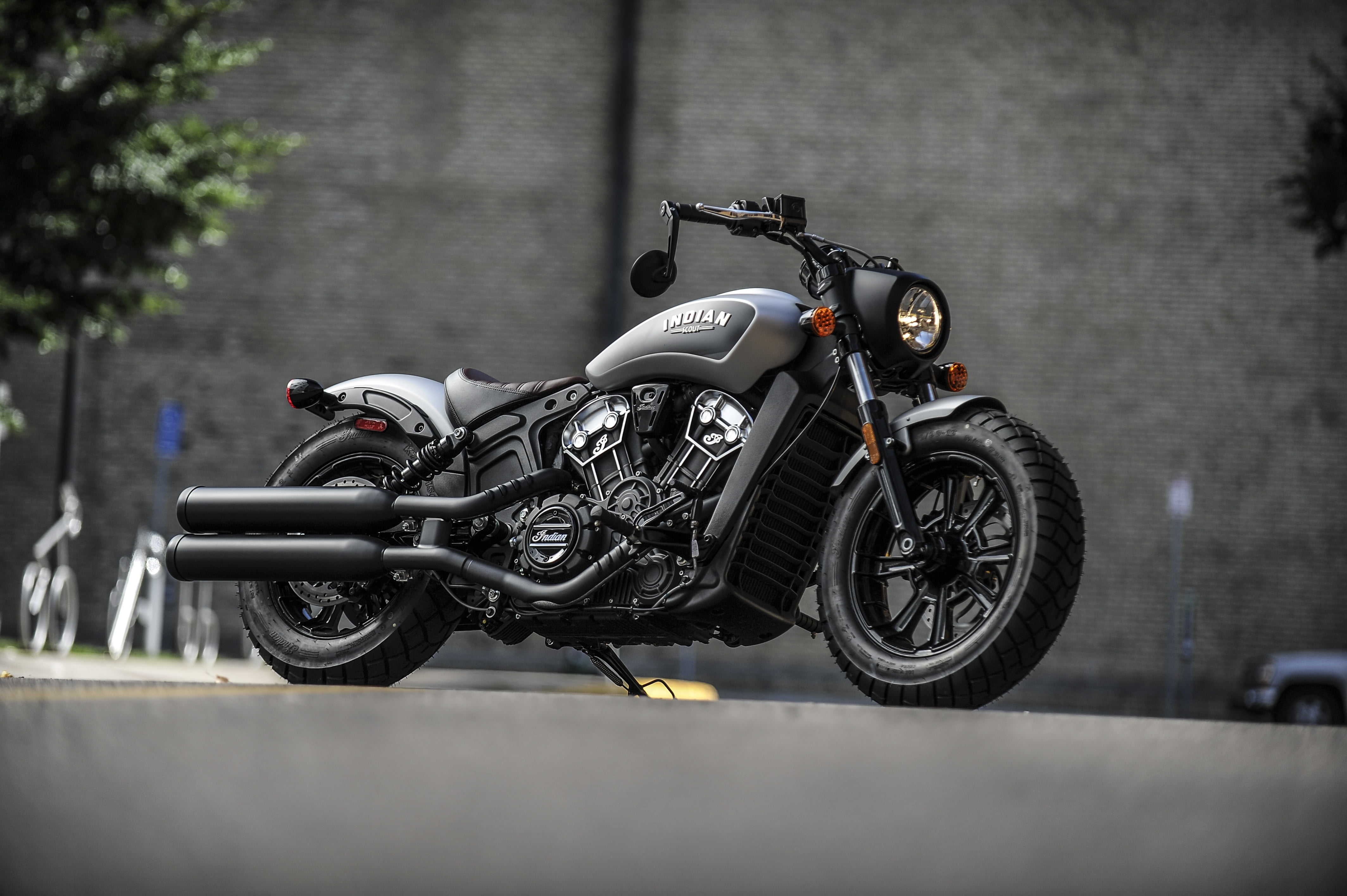 4K, Motorcycle, Indian Scout, Vehicle, Indian, HD Wallpaper