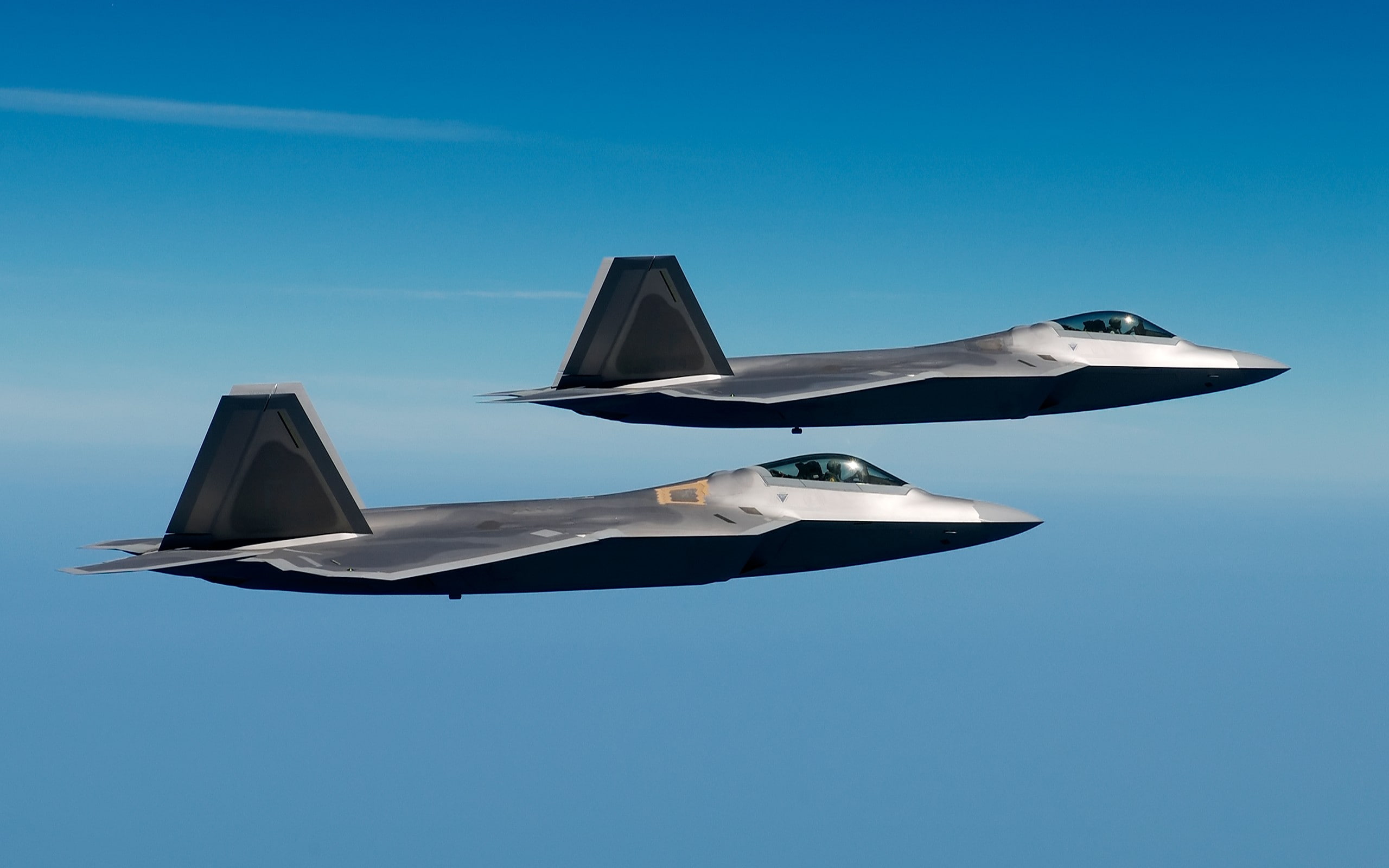 F22, Raptor, airplane, 2K, HD Wallpaper