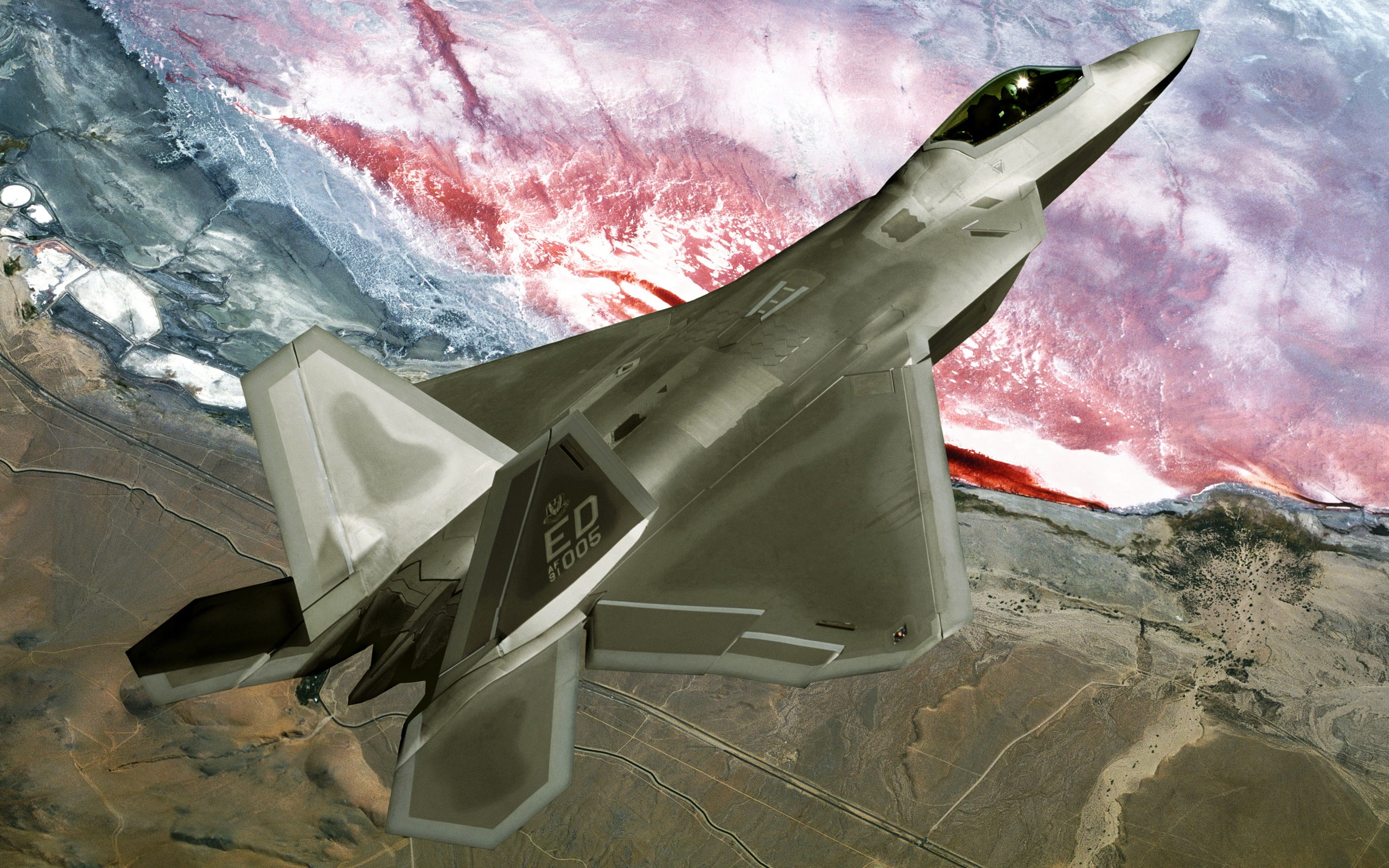 f, 2K, fly, raptor, over, HD Wallpaper