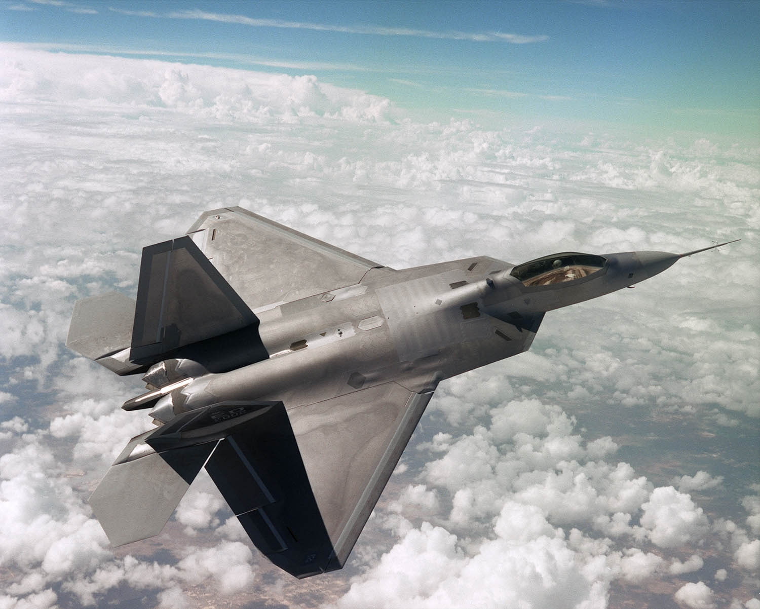 f, F-22 Raptor, raptor, 720P, Military, aircraft, hd, art, HD Wallpaper