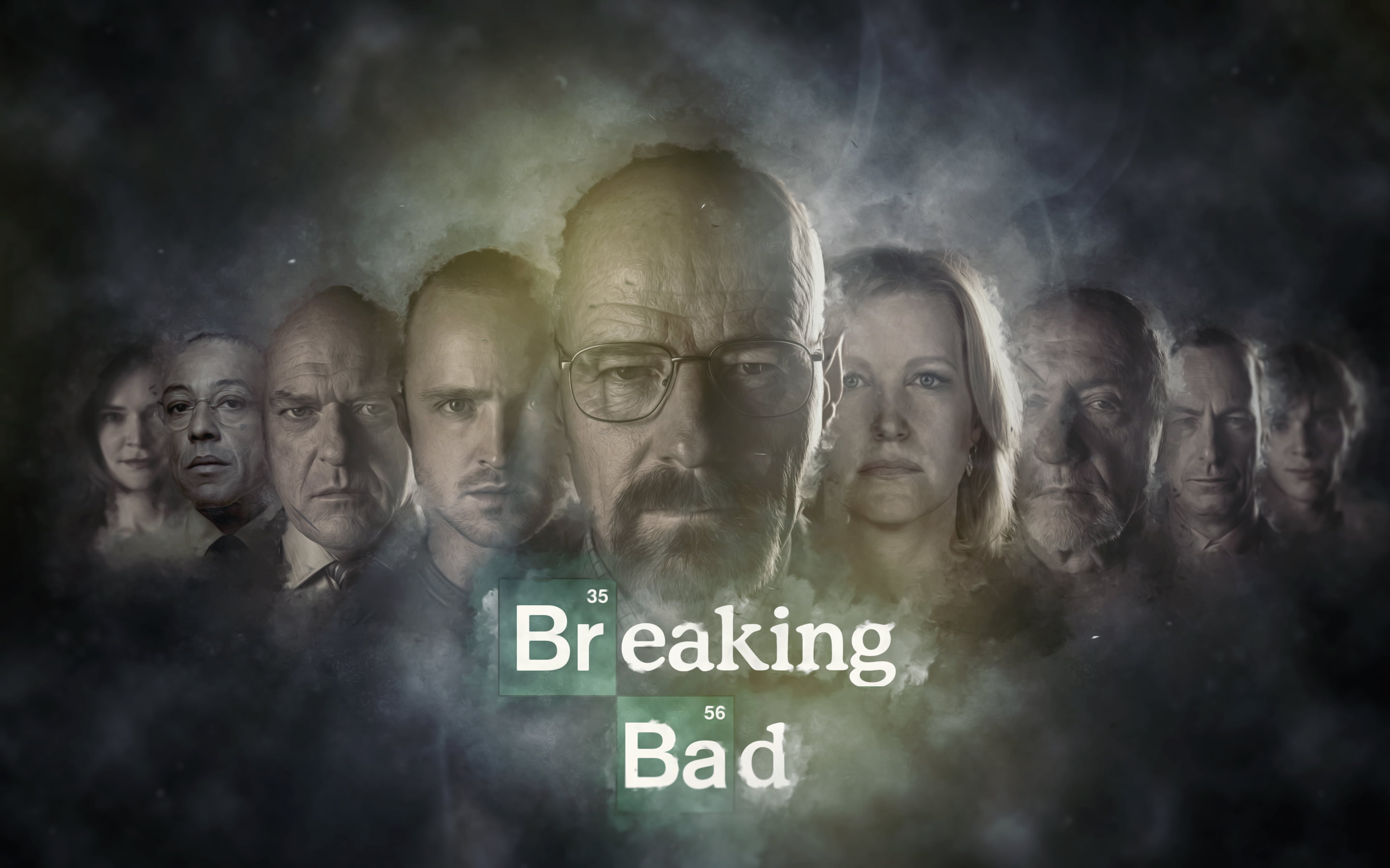 Bryan Cranston, 2K, Anna Gunn, males, Gustavo " Gus" Fring, Marie Schrader, adult, fear, Giancarlo Esposito, Hank Schrader, young adult, communication, HD Wallpaper