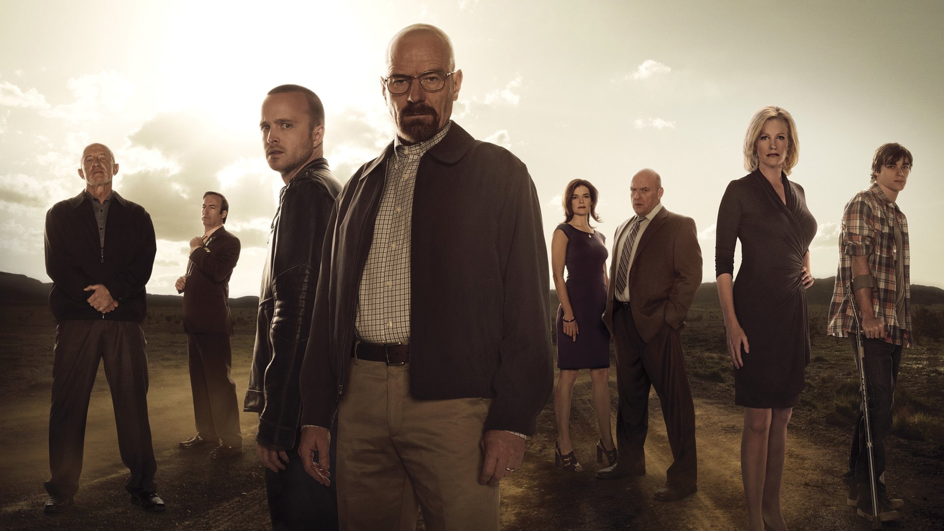 Bob Odenkirk, Walter White Jr., Jesse Pinkman, Marie Schrader, 1080P, RJ Mitte, Anna Gunn, Saul Goodman, Mike Ehrmantraut, TV Show, Walter White, Skyler White, HD Wallpaper