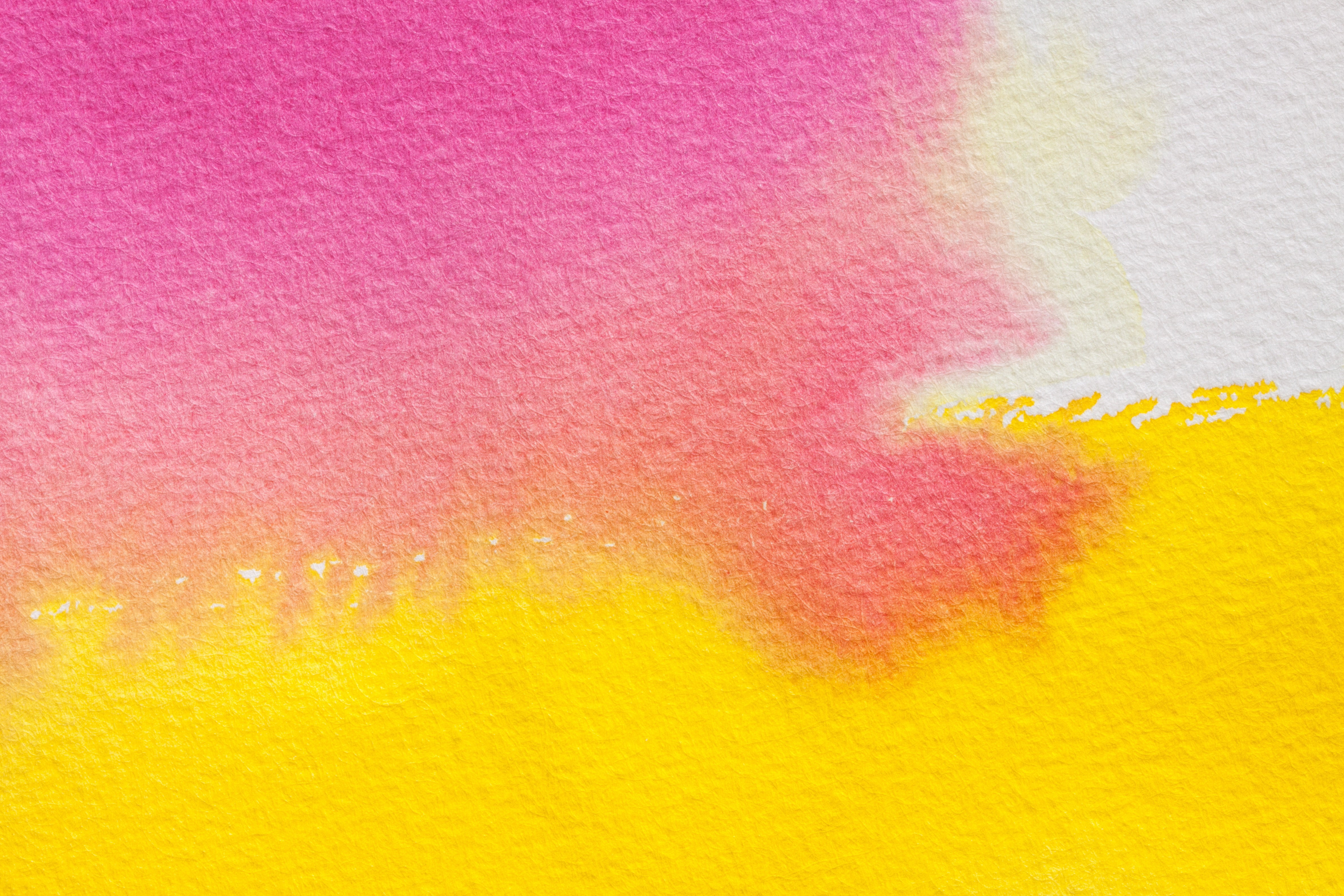 color sketch, pink, serene, handmade paper, orange, vibrant color, paint, close-up, creativity, full frame, art and craft, image, painting, not opaque, HD Wallpaper