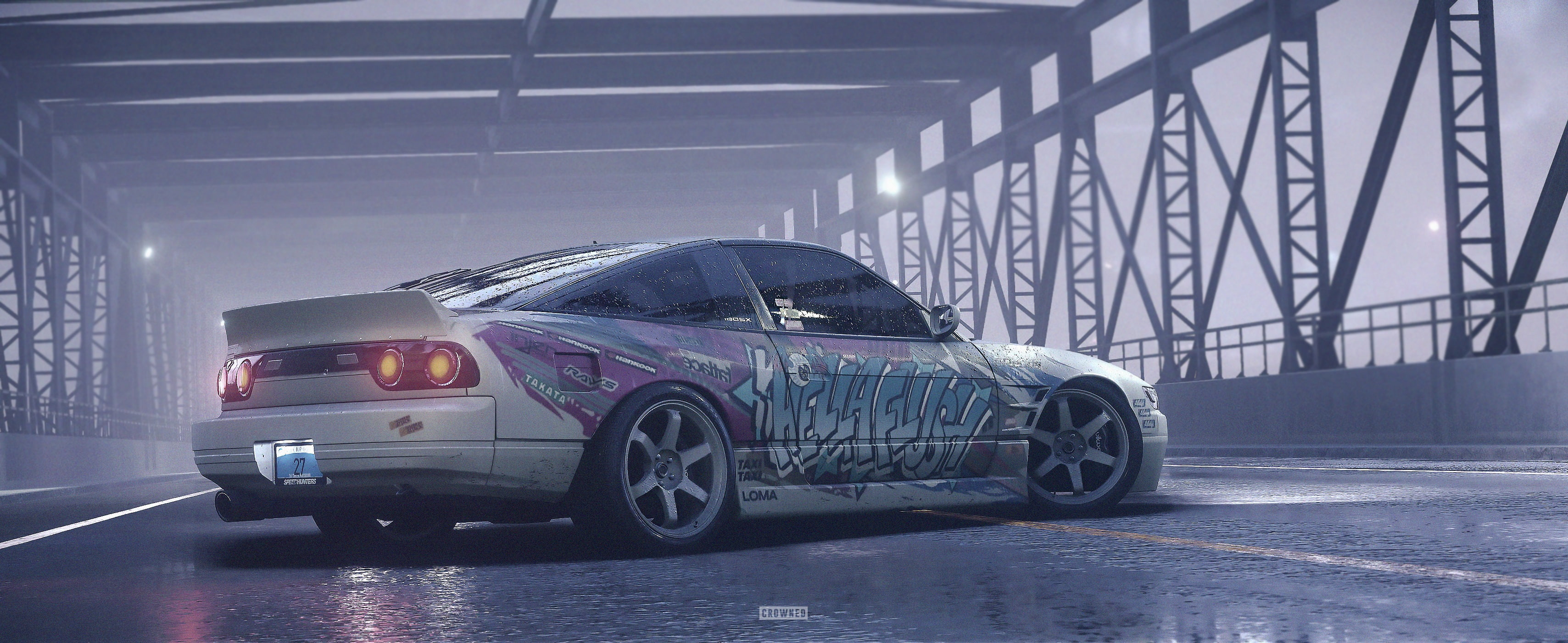need for speed, CROWNED, 2K, Nissan 200SX, HD Wallpaper