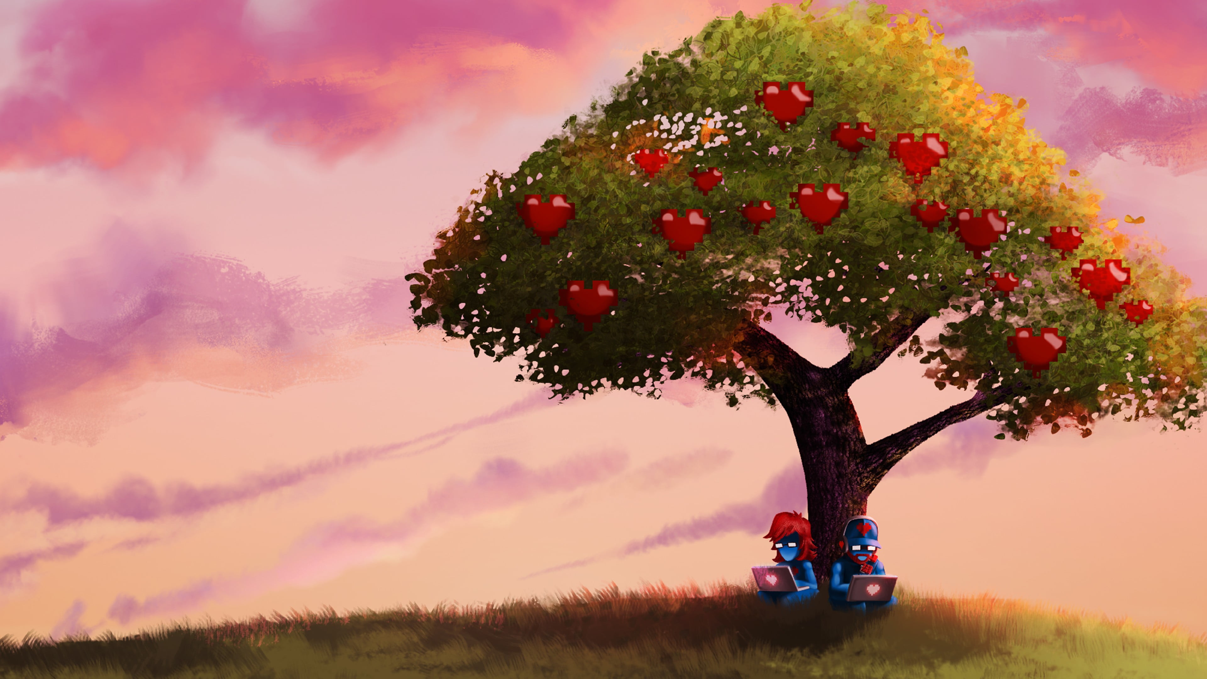 landscape, beauty in nature, environment, tranquility, mode of transportation, Pegboard Nerds, digital, Monstercat, no people, 4K, fruit, land, transportation, HD Wallpaper