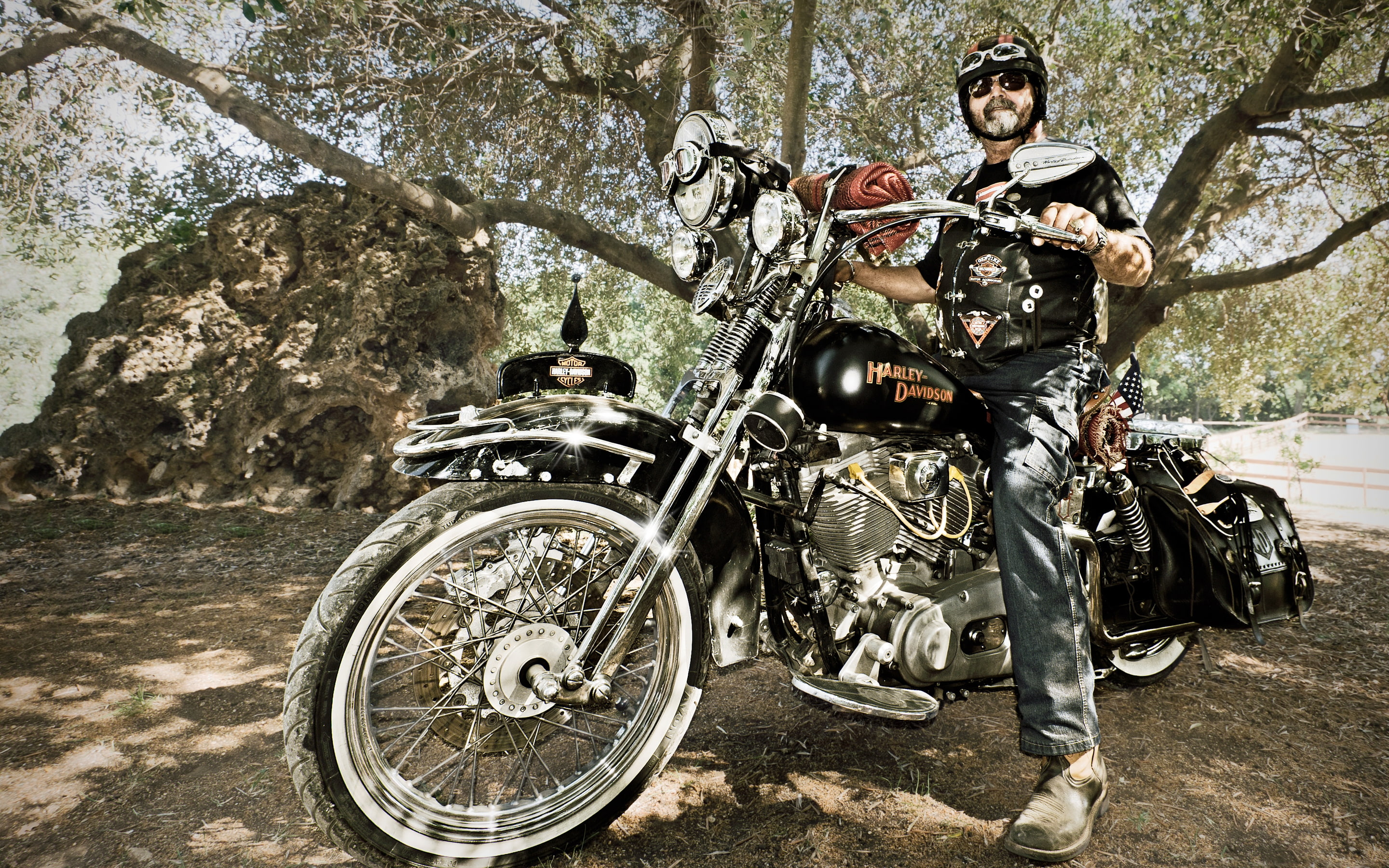 2K, davidson, vintage harley, old, motto, harley, bike, HD Wallpaper