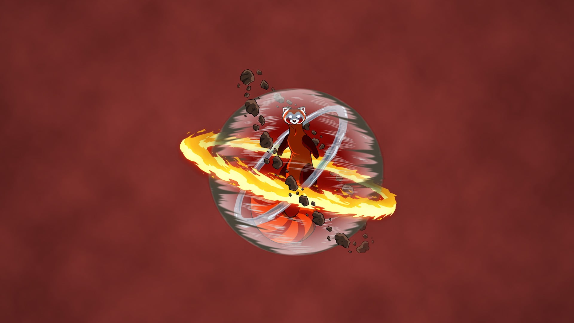 red, mid-air, character, Avatar: The Last Airbender, no people, indoors, studio shot, arts culture and entertainment, colored background, nature, communication, HD Wallpaper