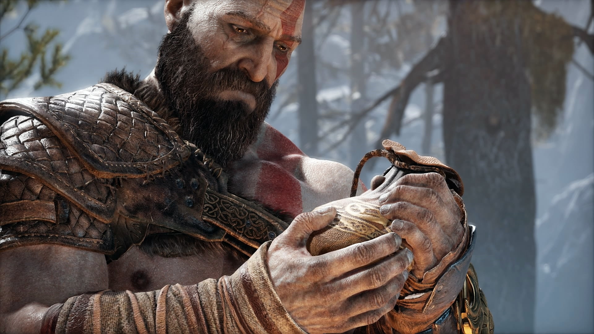 1080P, PlayStation, Santa Monica Studio, PlayStation 4, God of War (2018), screen shot, HD Wallpaper