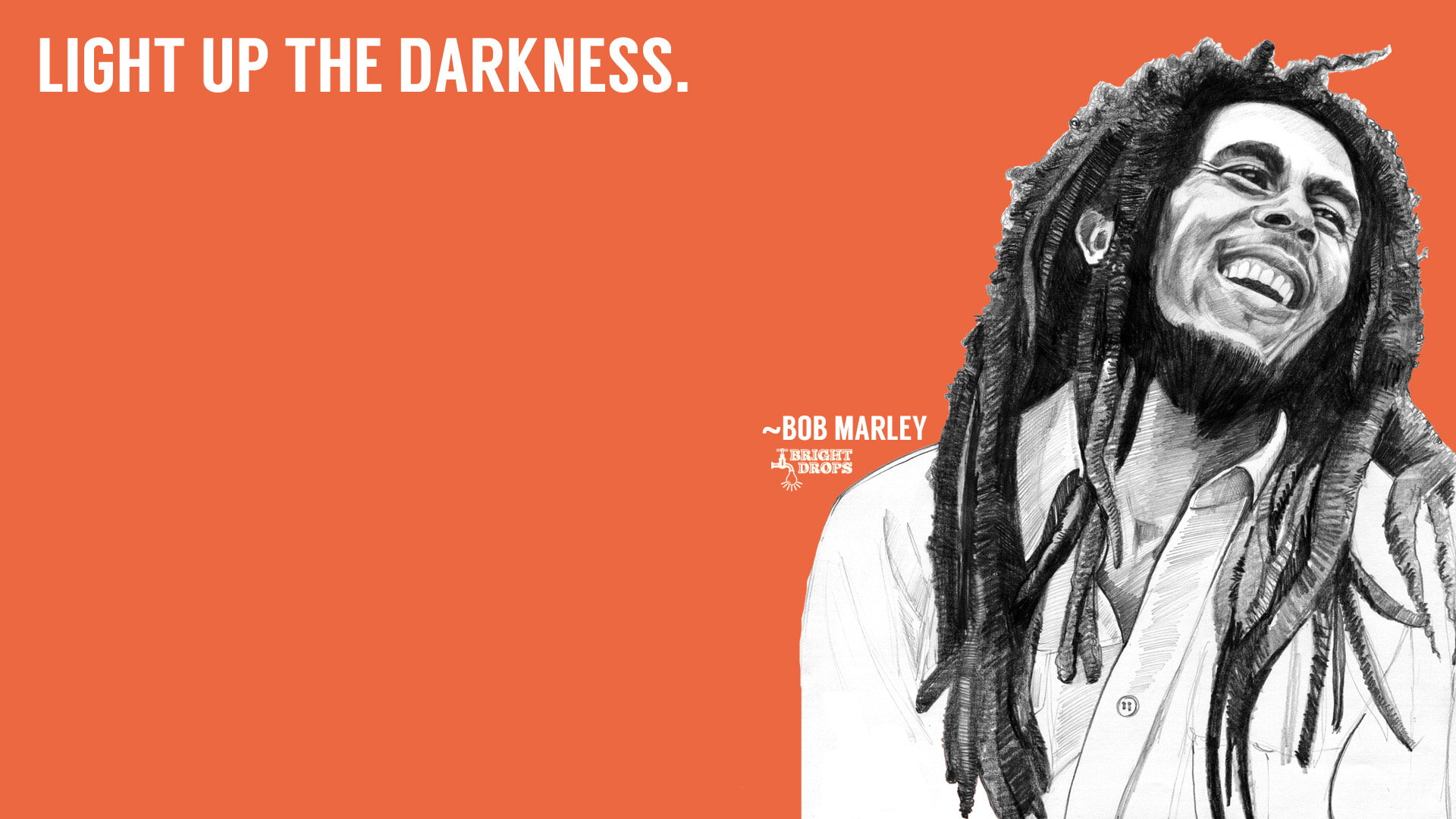 bob, hd, music, orange, marley, 1080P, HD Wallpaper