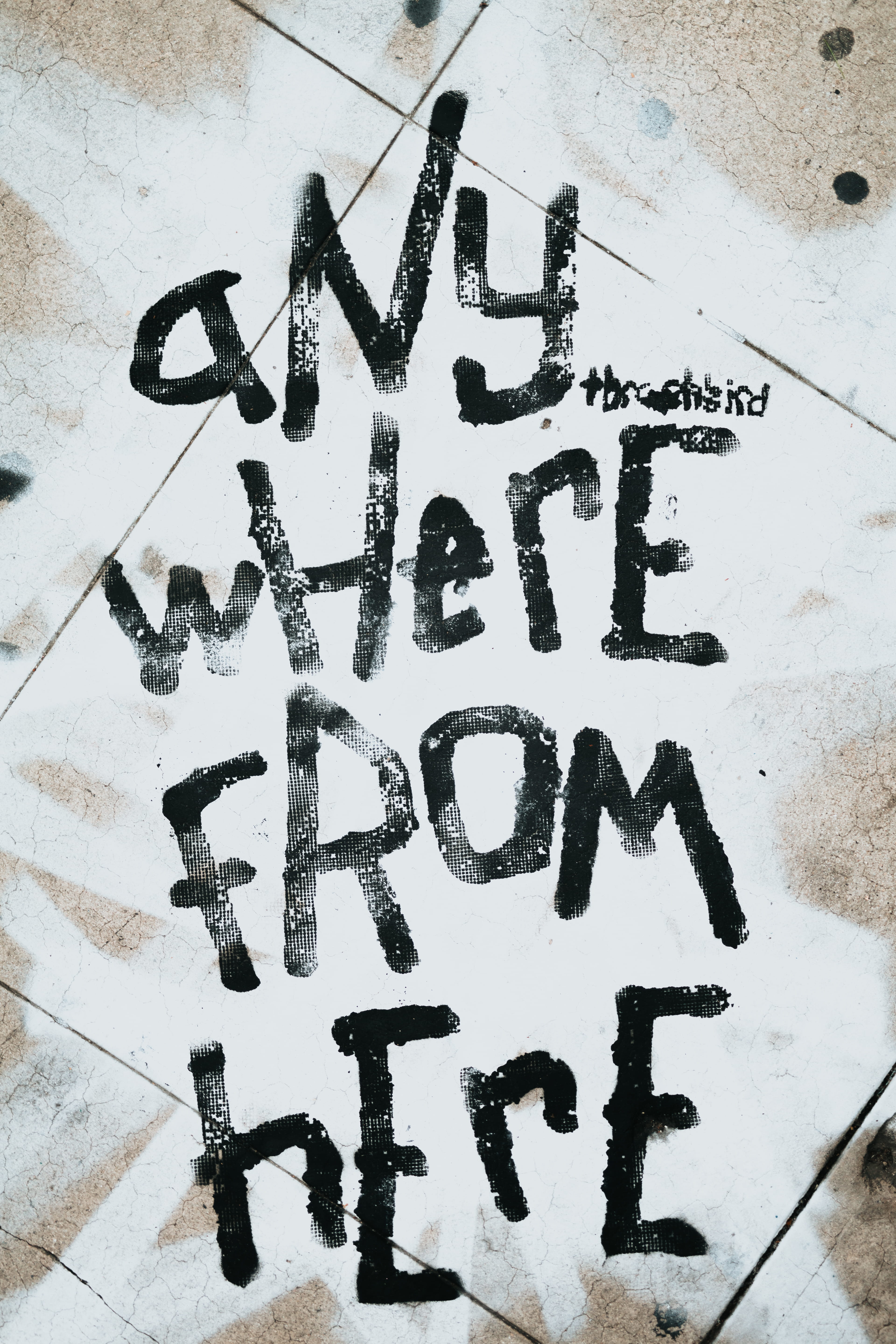 graffiti, dirty, paint, street art, adventure, art, design, symbol, wall - Building Feature, old, creativity, la, 5K, wall, type, backgrounds, anywhere from here, Phone HD Wallpaper