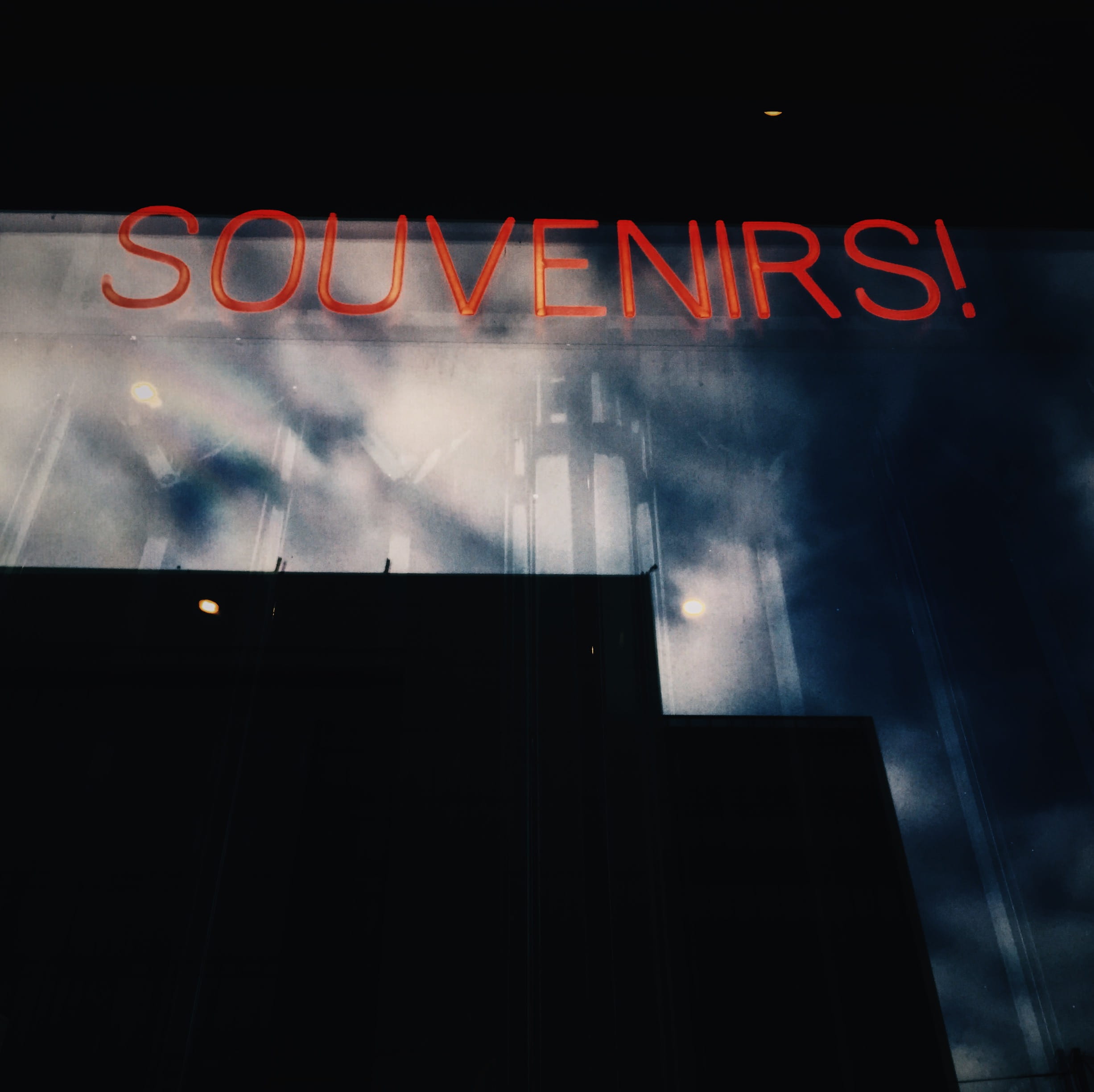 no people, united states, 1080P, single word, sky, clouds, building, words, architecture, illuminated, los angeles, message, low angle view, window, city, HD Wallpaper