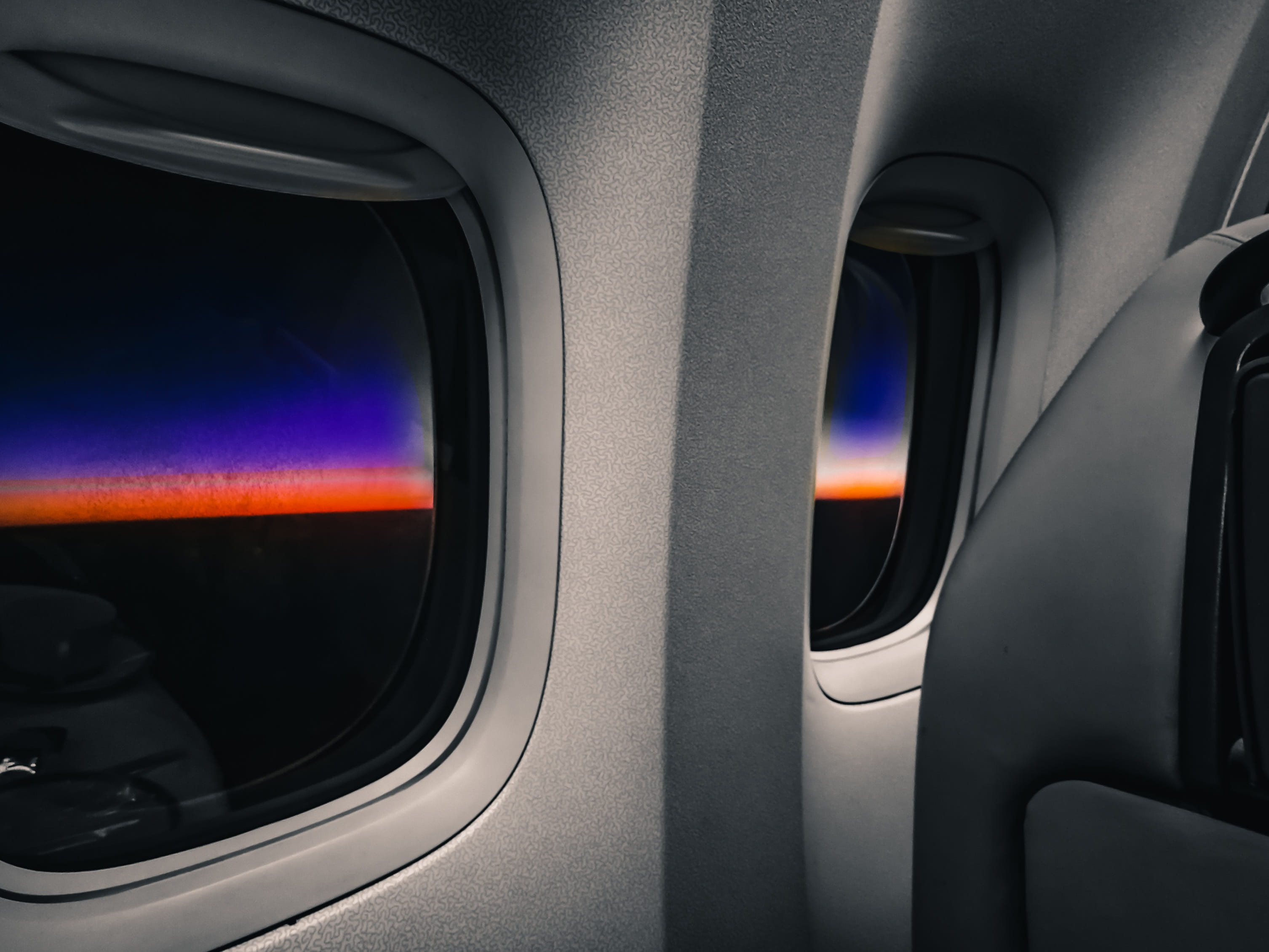 night, sitting, airplane, transportation, car, window, glass - material, land vehicle, air vehicle, vehicle interior, nature, motor vehicle, aeroplane, HD Wallpaper