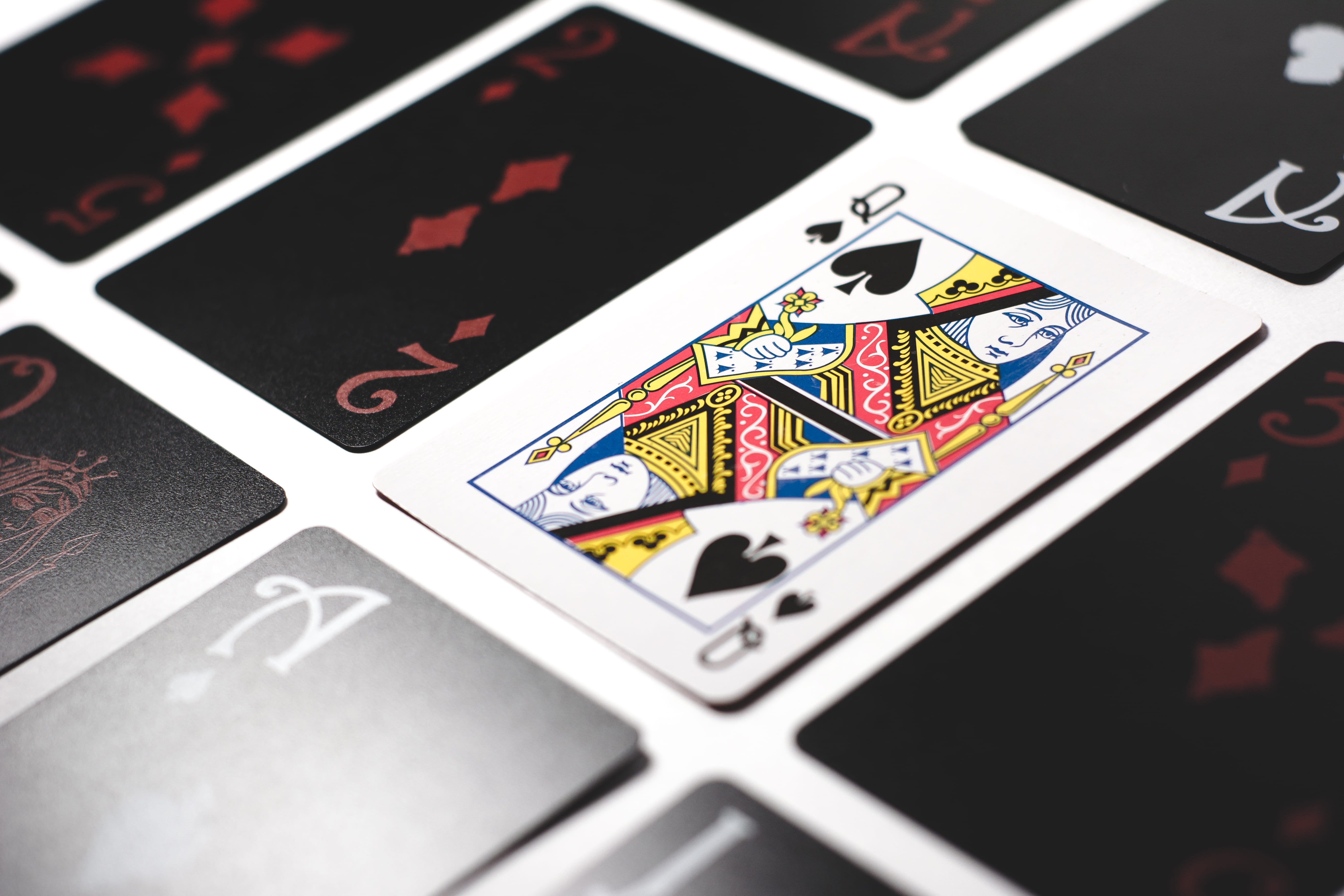 communication, backgrounds, indoors, card, 5K, leisure games, relaxation, leisure activity, poker - card game, selective focus, full frame, gambling, close-up, HD Wallpaper