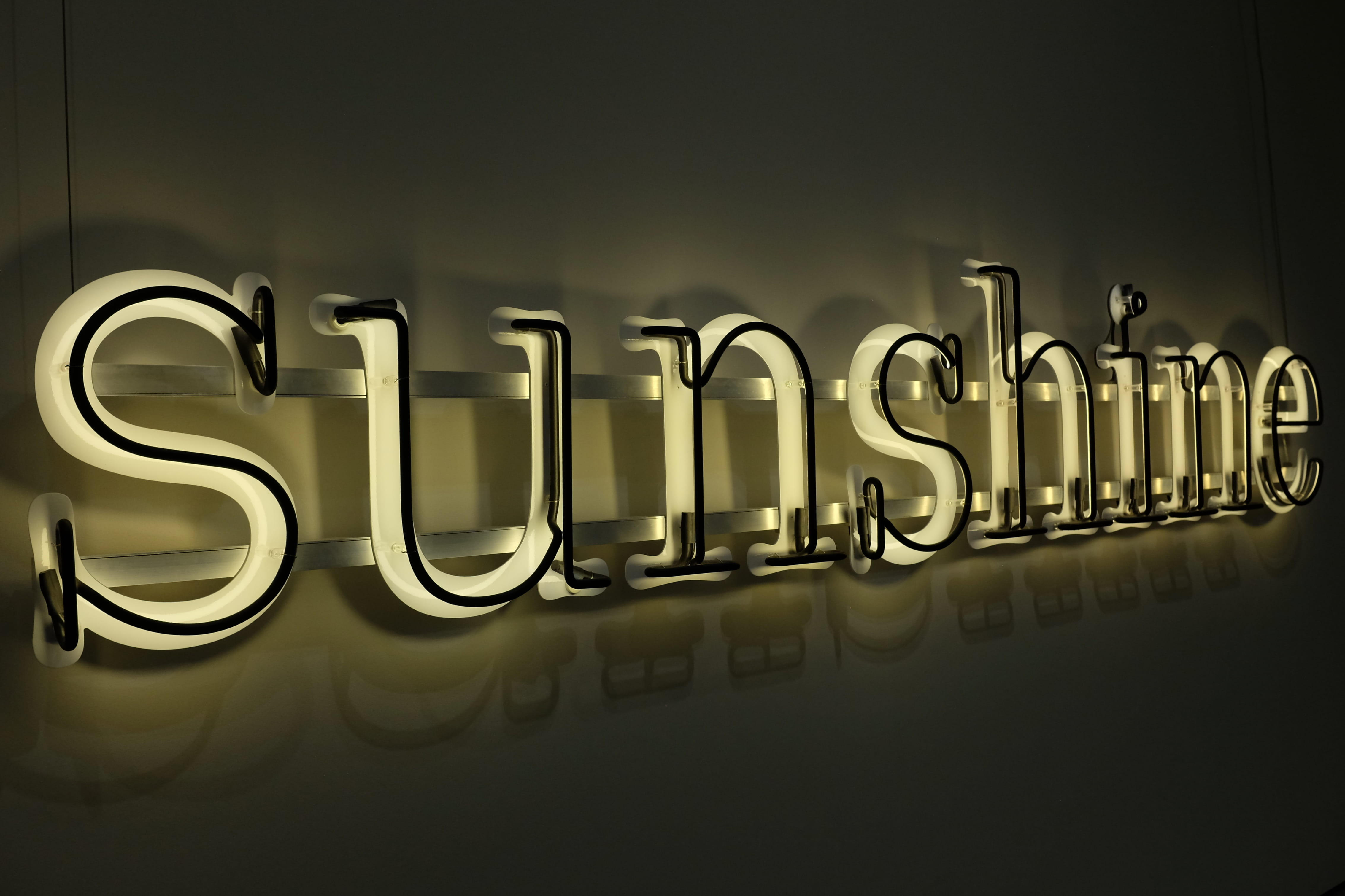 close-up, no people, parade, sunshine, sign, night, shop, bazaar, metal, alphabet, 4K, lighting equipment, sun, in a row, logo, copy space, communication, HD Wallpaper
