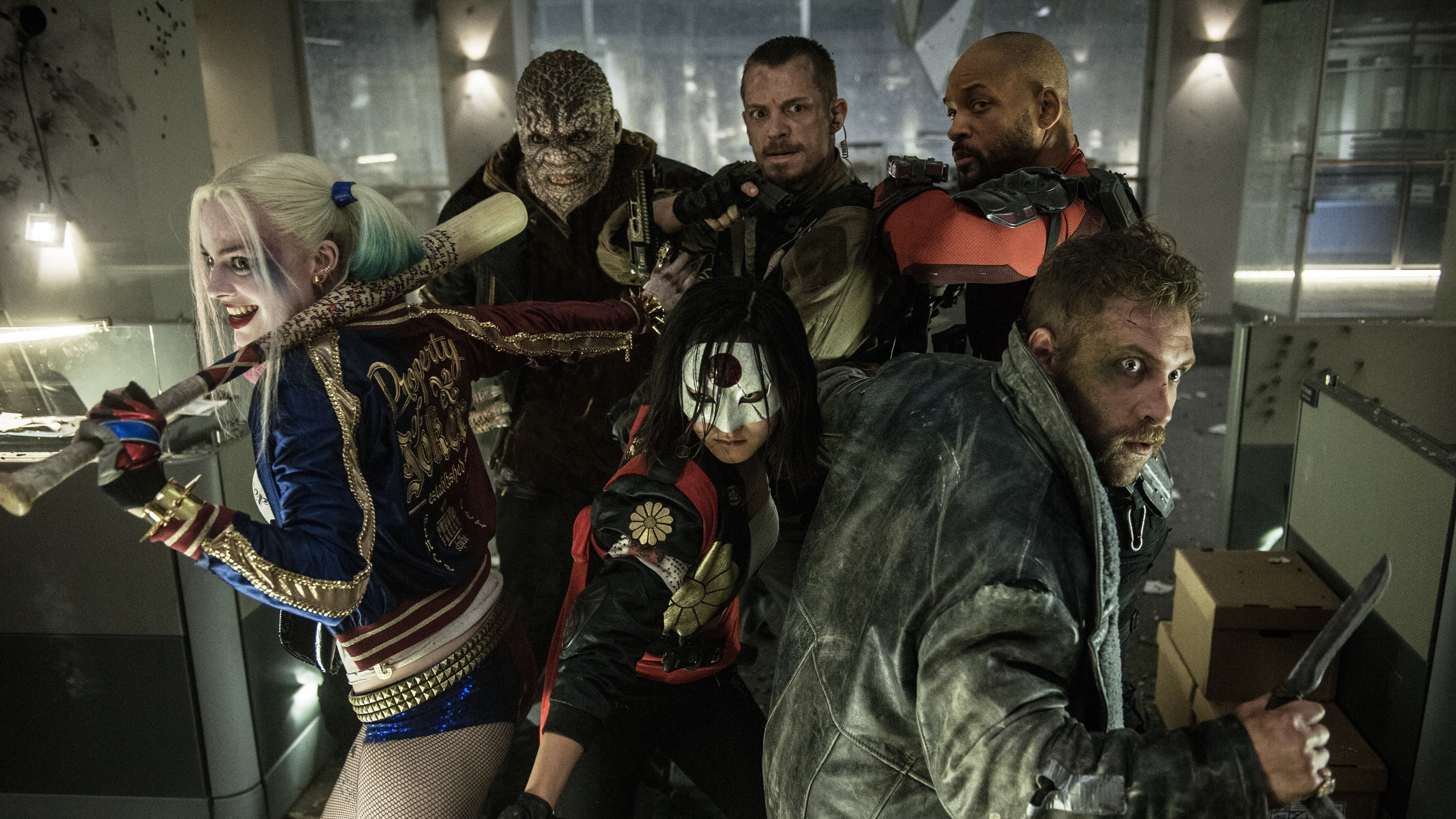 4K, Suicide, Screenshot, Movie, Squad, 2016, HD Wallpaper