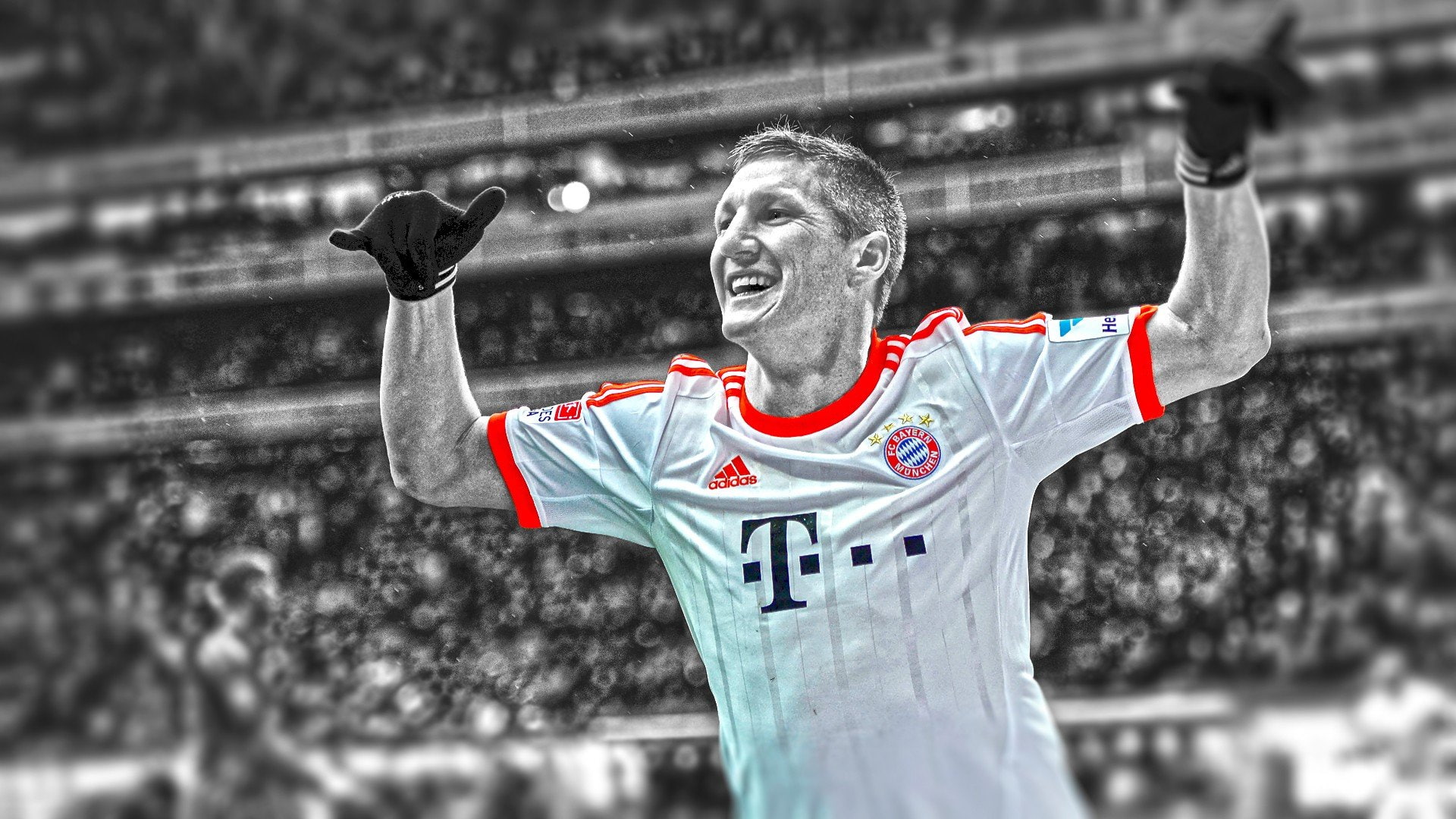 cutout, munchen, schweinsteiger, hdr, bundesliga, bayern, soccer, player, football, 1080P, photography, bastian, HD Wallpaper