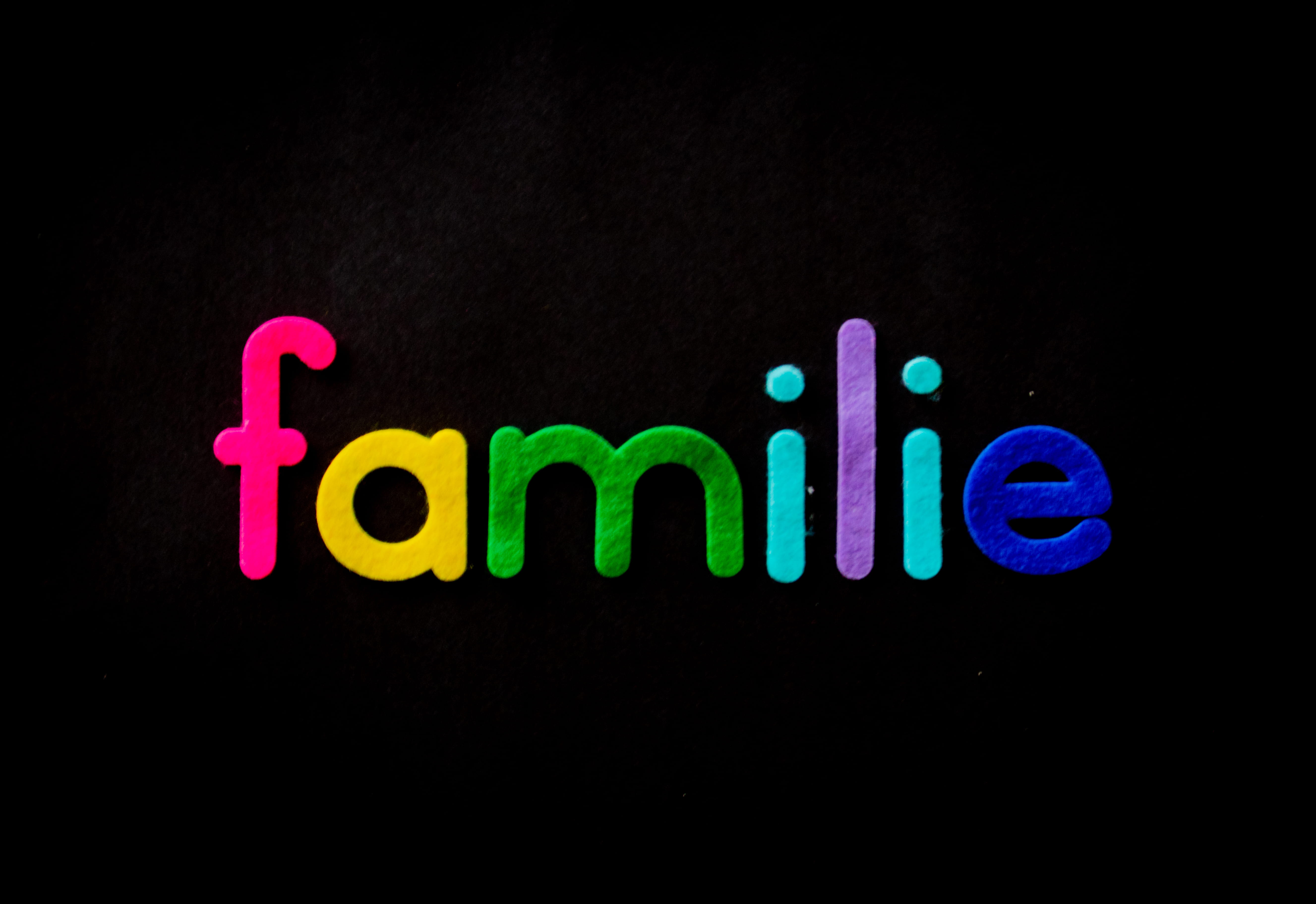 black background, colorful, purple, background, creativity, communication, cut out, black, blue, letters, colors, bright, no people, multi colored, number, HD Wallpaper
