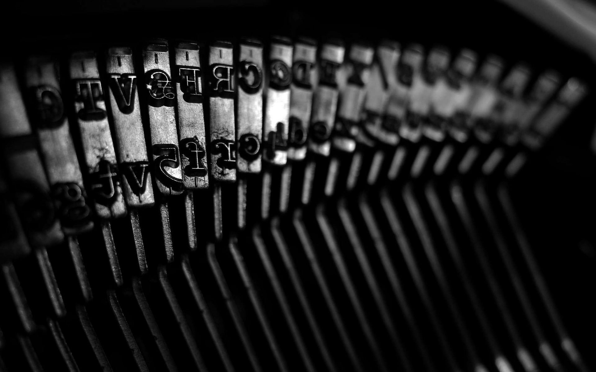 w, full frame, technology, obsolete, retro styled, plaque, close-up, typewriter, alphabet, backgrounds, indoors, no people, number, system, text, high angle view, HD Wallpaper