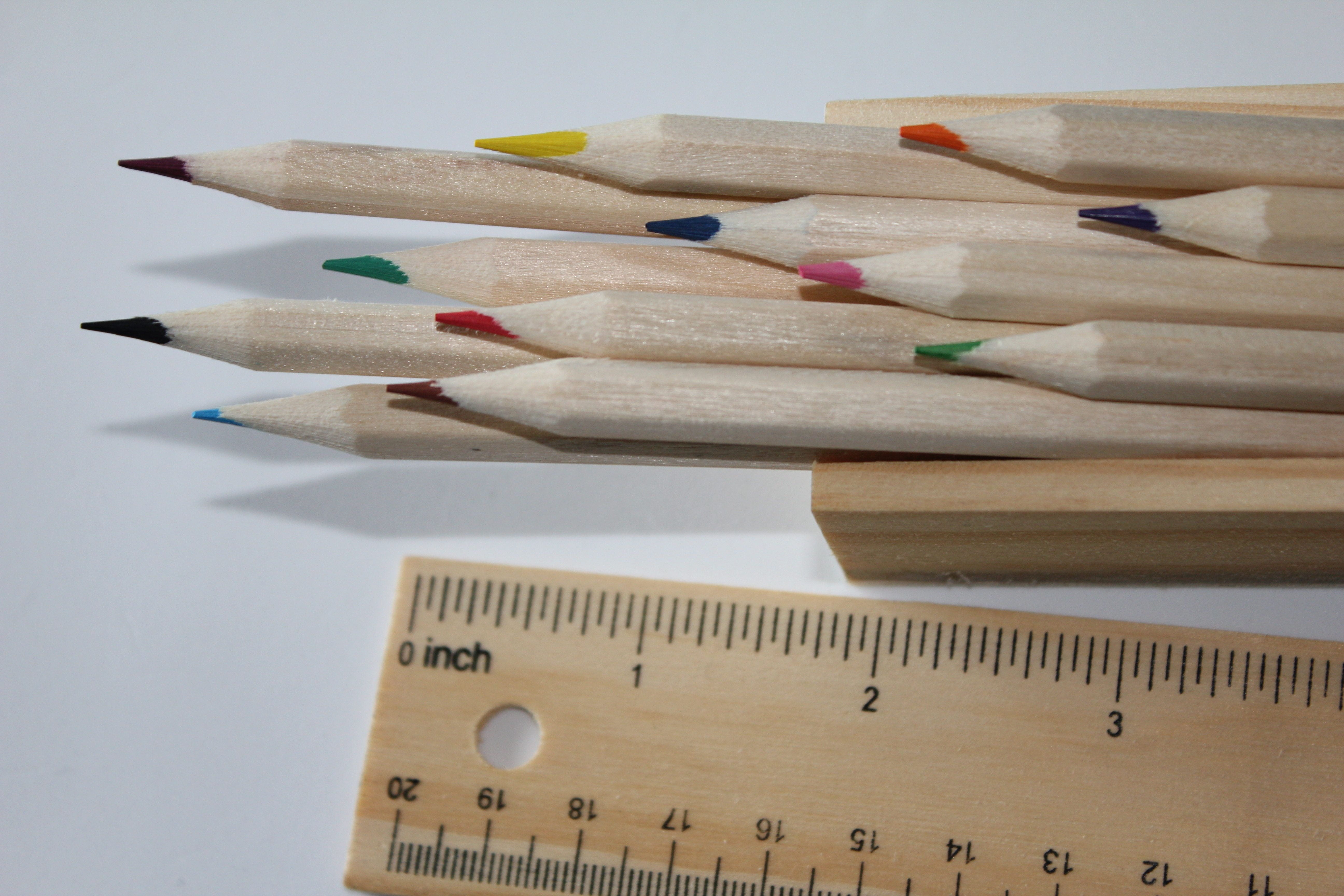 artistic, studio shot, nib, creativity, school, Case, close-up, wooden, Coloured, wood - material, creative, white background, point, color, art and craft, HD Wallpaper