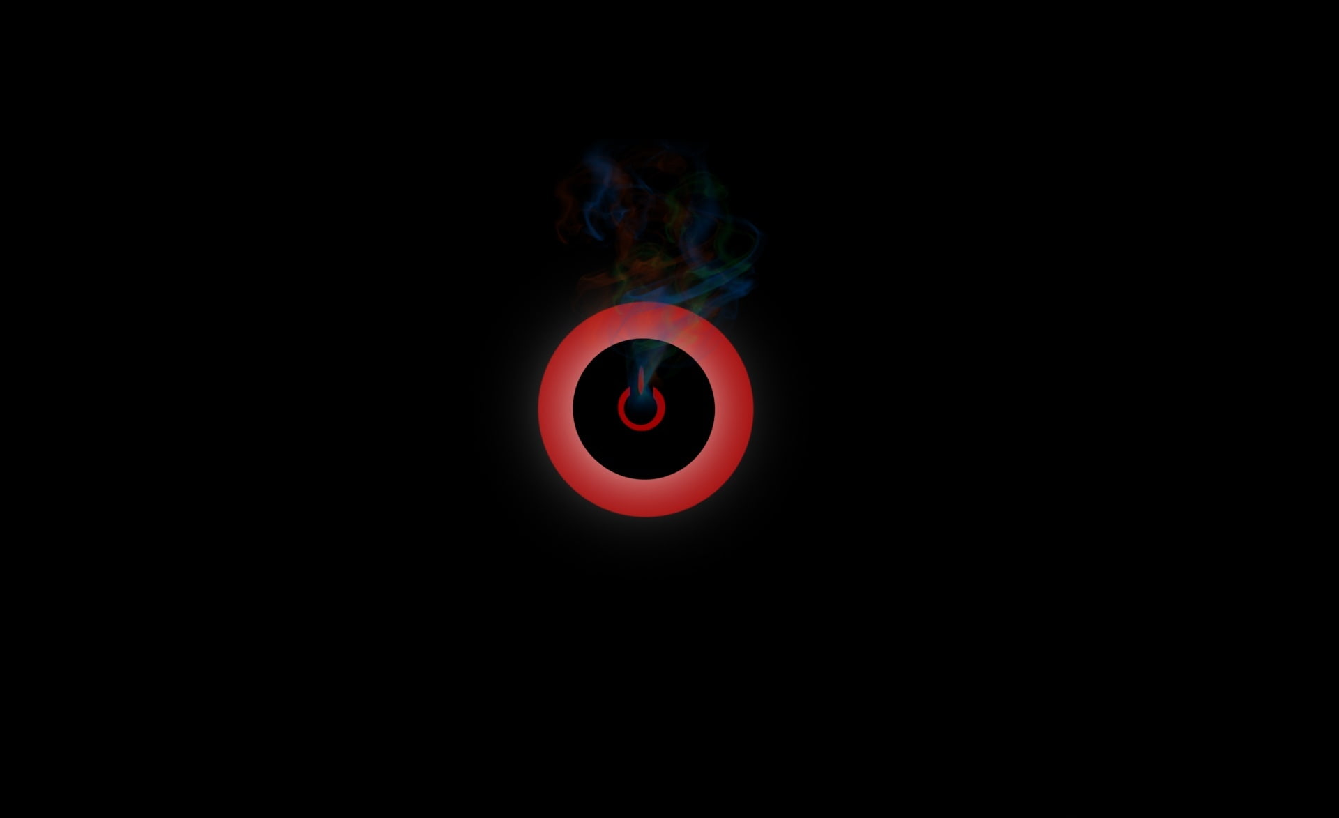 eye, nature, Button, power button, illuminated, 1080P, red, no people, black background, Aero, multi colored, shape, geometric shape, studio shot, HD Wallpaper