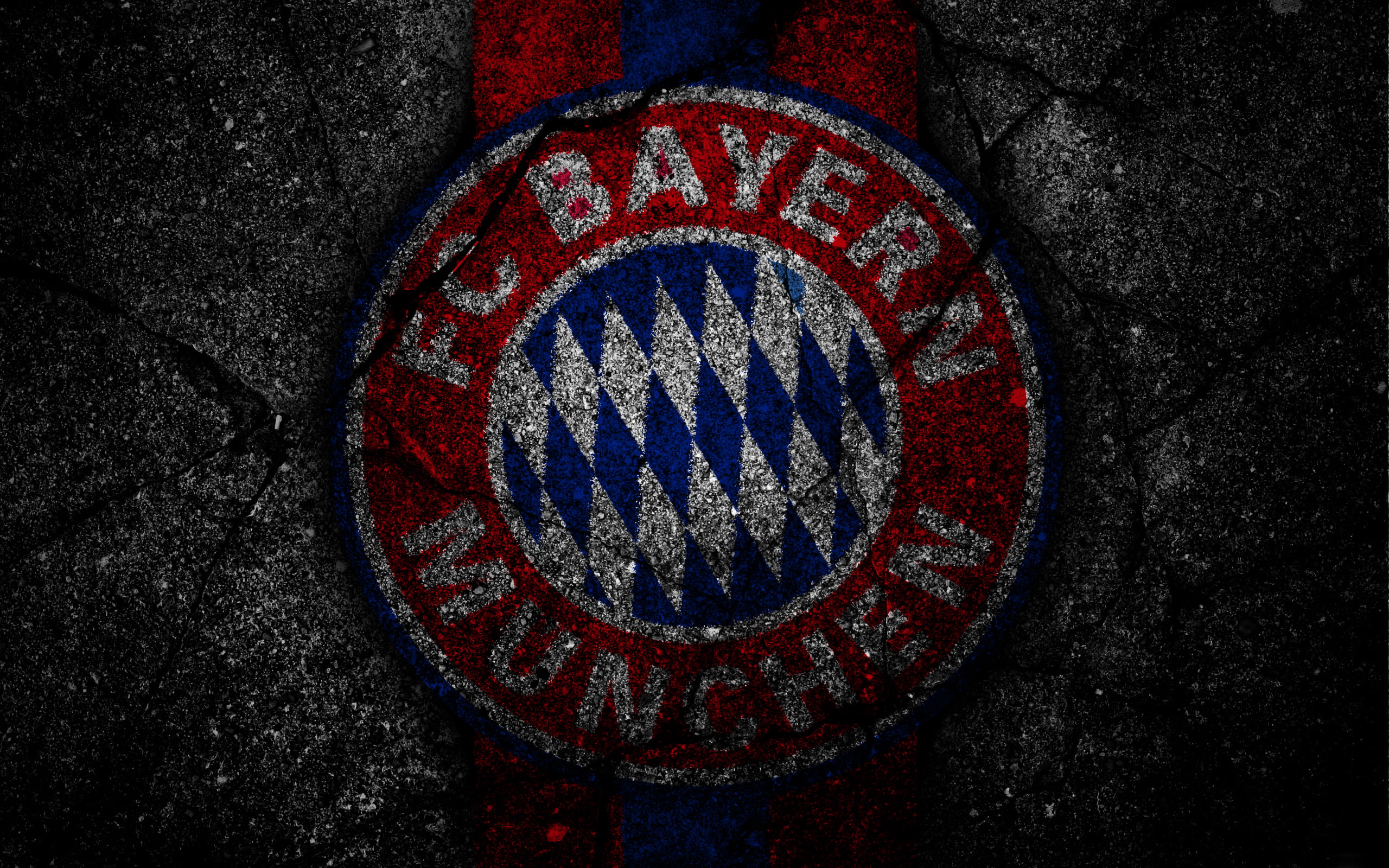 Emblem, Soccer, 2K, Logo, FC Bayern Munich, HD Wallpaper