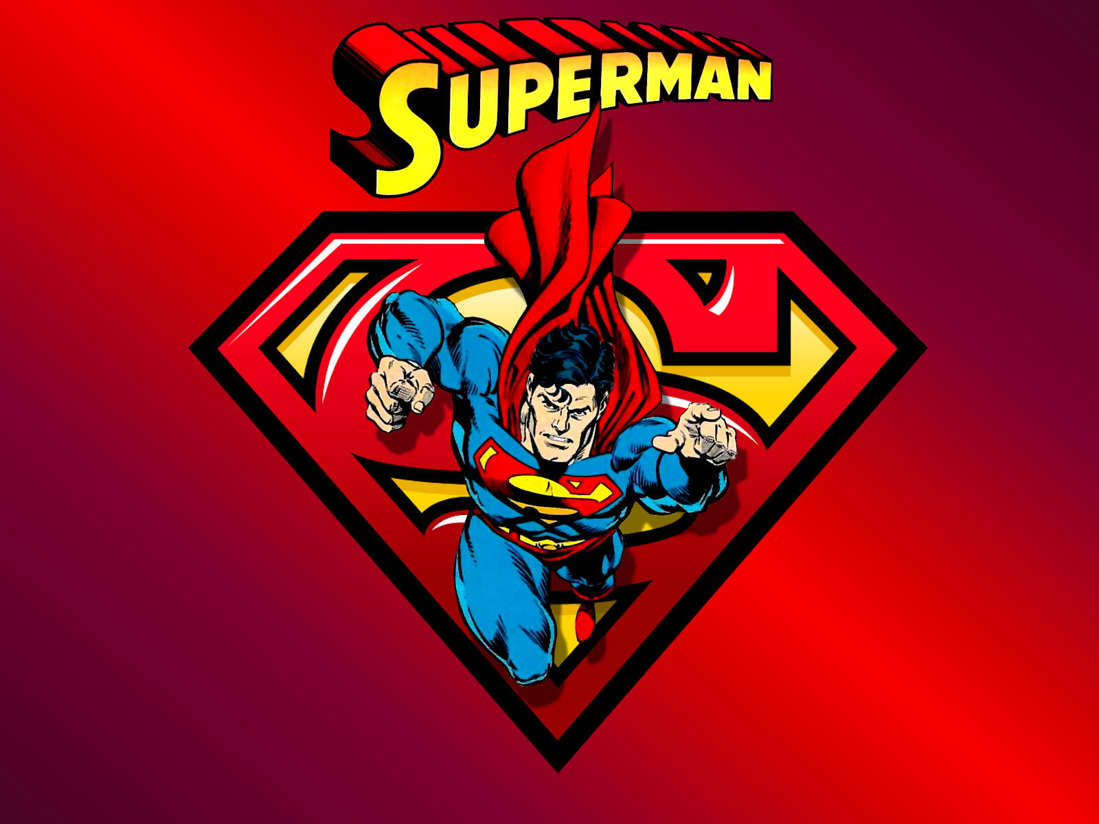 720P, justice, superman, red, hero, background, red background, clothes, HD Wallpaper