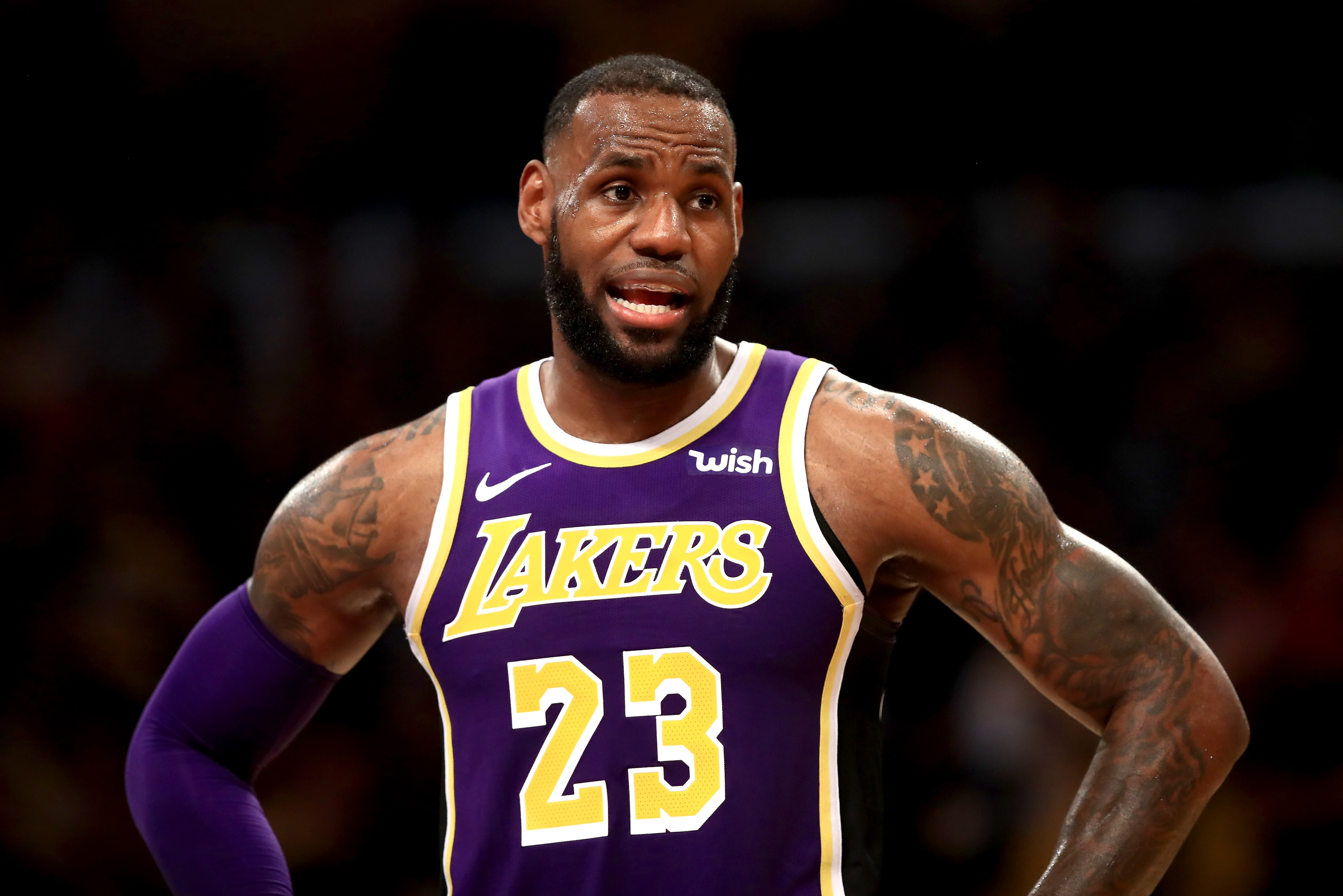 Basketball, 4K, LeBron James, NBA, Los Angeles lakers, HD Wallpaper