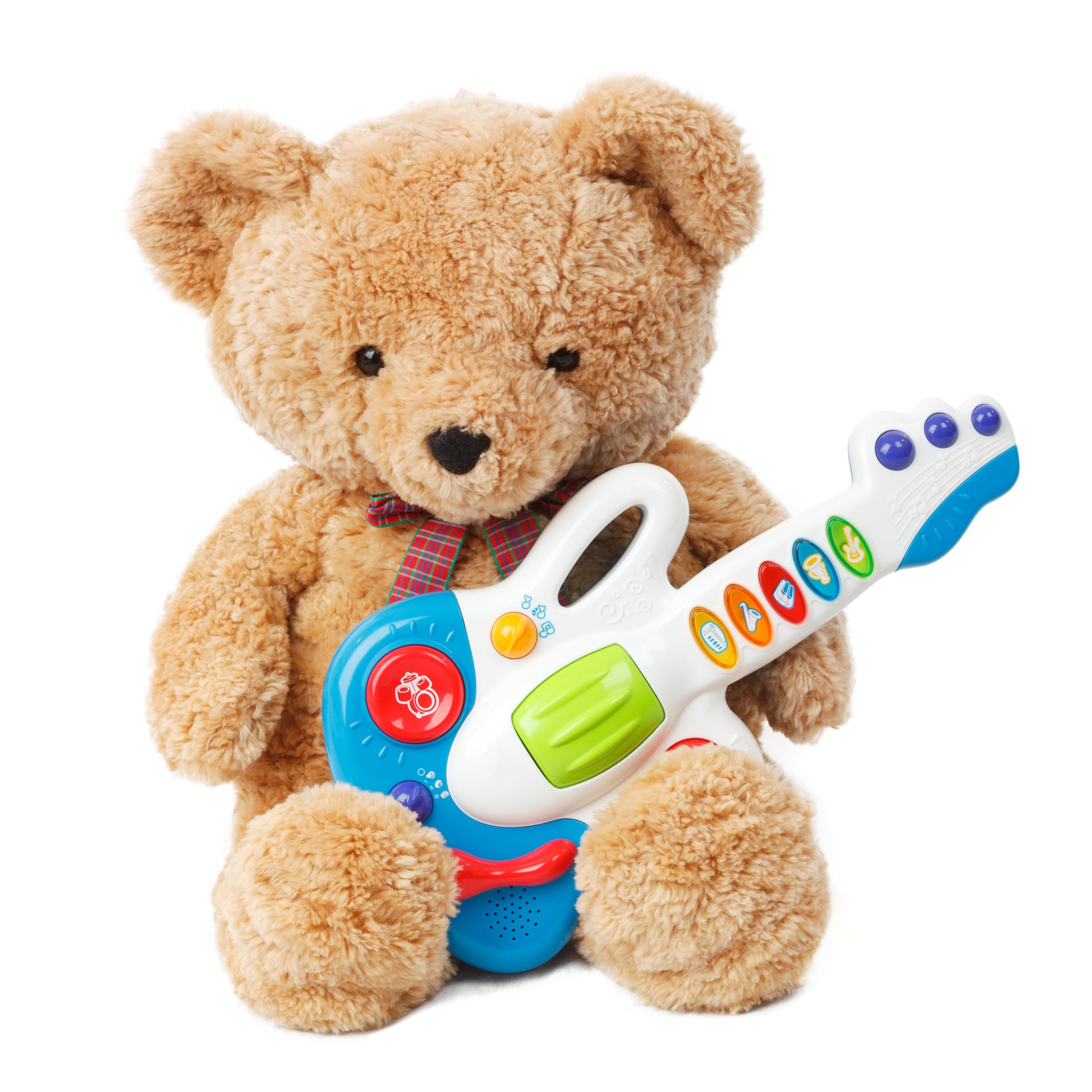 melody, white background, play, song, doll, bear, brown, sound, healthcare and medicine, guitar, indoors, toy Animal, stuffed toy, teddy Bear, cut out, Phone HD Wallpaper