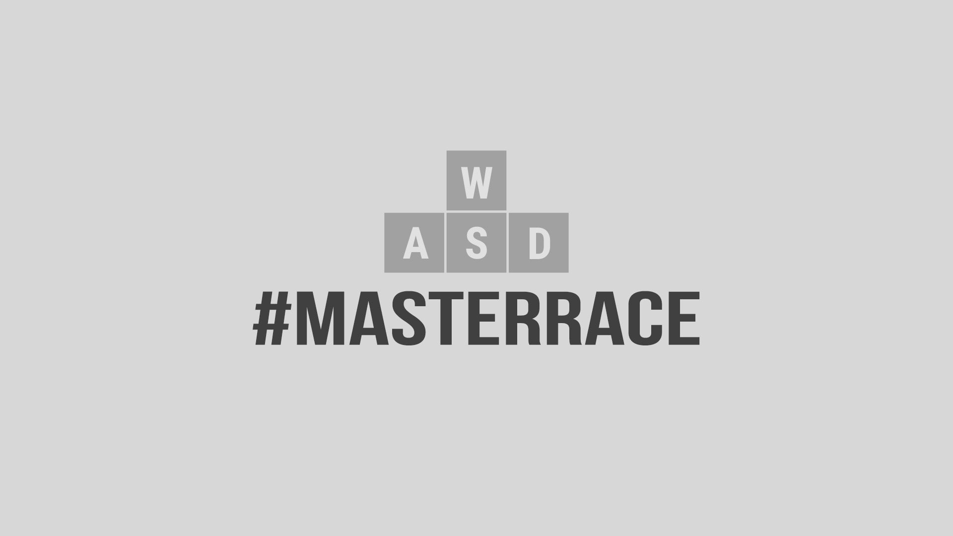 1080P, computer, WASD, Master Race, HD Wallpaper