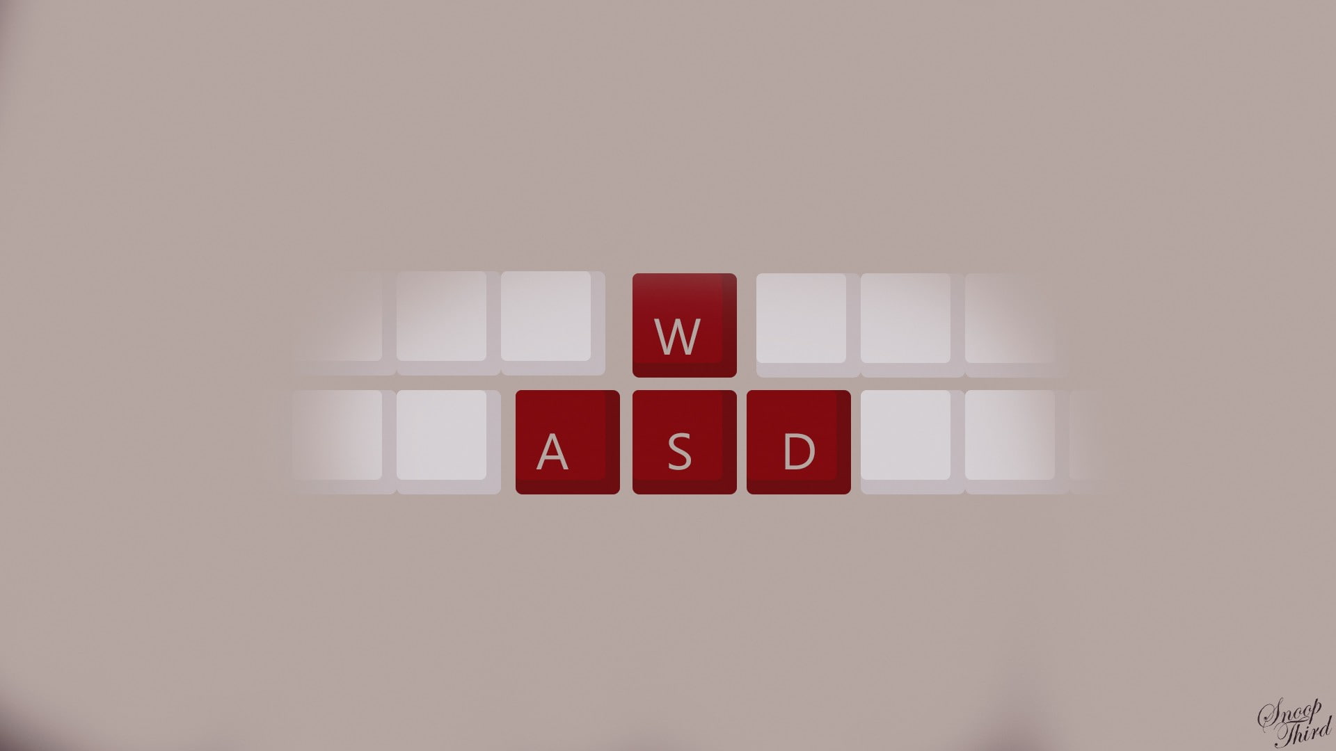 minimalism, video games, 1080P, computer, keyboards, WASD, typography, PC gaming, HD Wallpaper