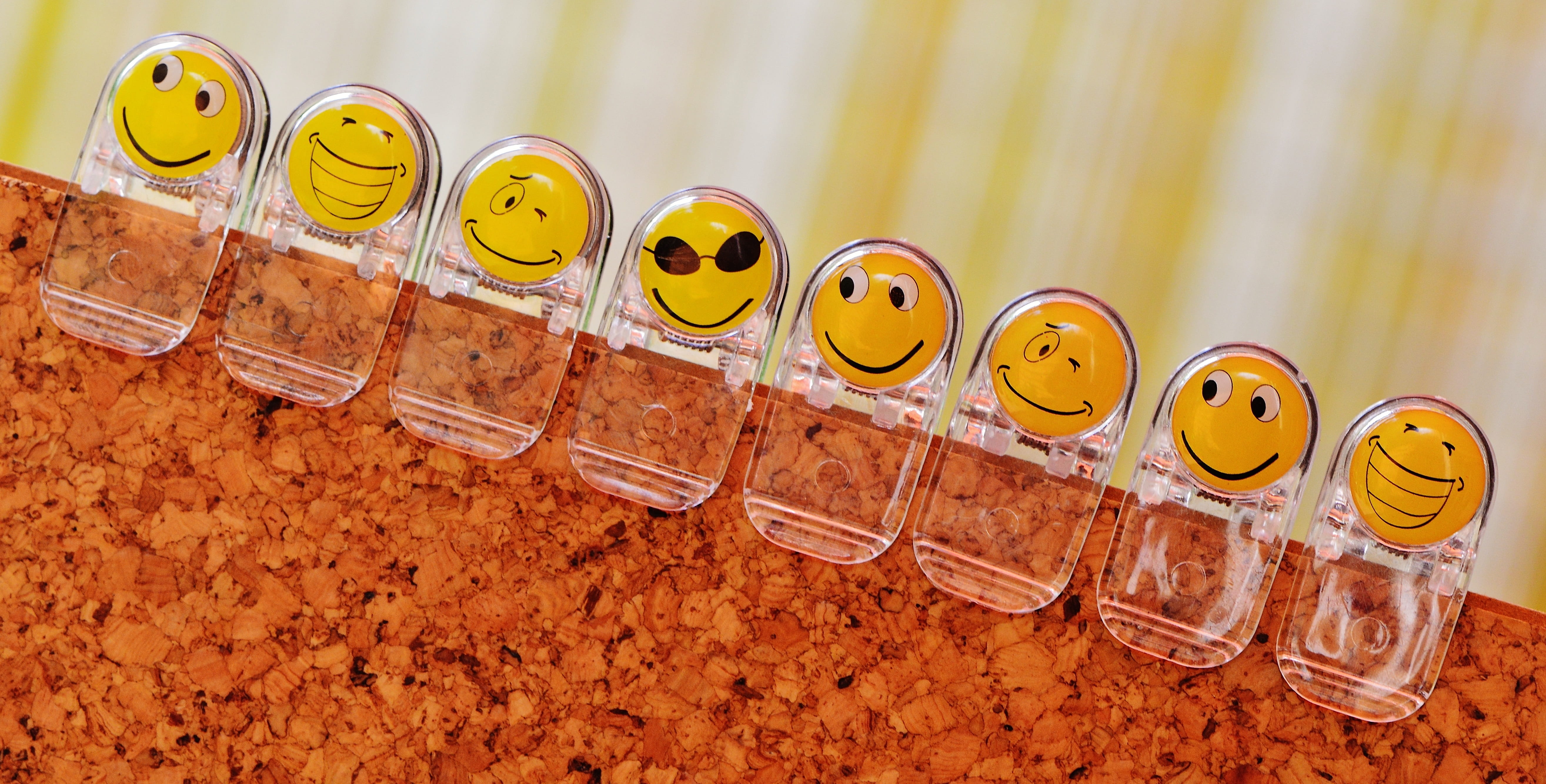 healthcare and medicine, 5K, large group of objects, color, clamp, multi colored, group of objects, arts culture and entertainment, yellow, emoji, no people, HD Wallpaper