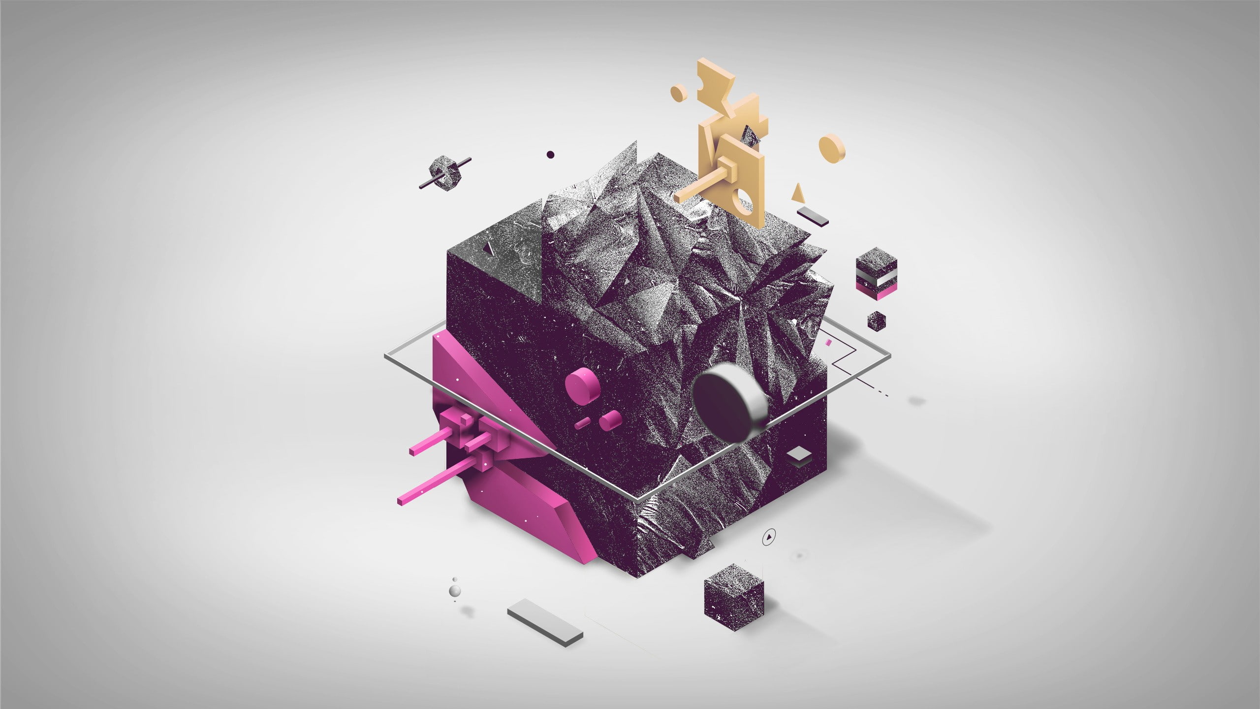 paper, purple, simple background, indoors, digital art, food and drink, copy space, high angle view, large group of objects, art and craft, surreal, multi colored, HD Wallpaper